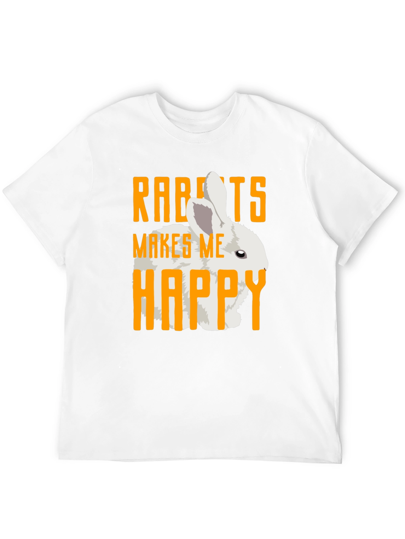 Rabbits Make Me Happy Graphic Tee