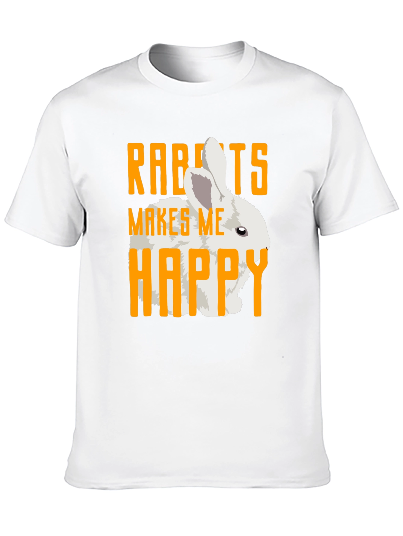 Rabbits Make Me Happy Graphic Tee