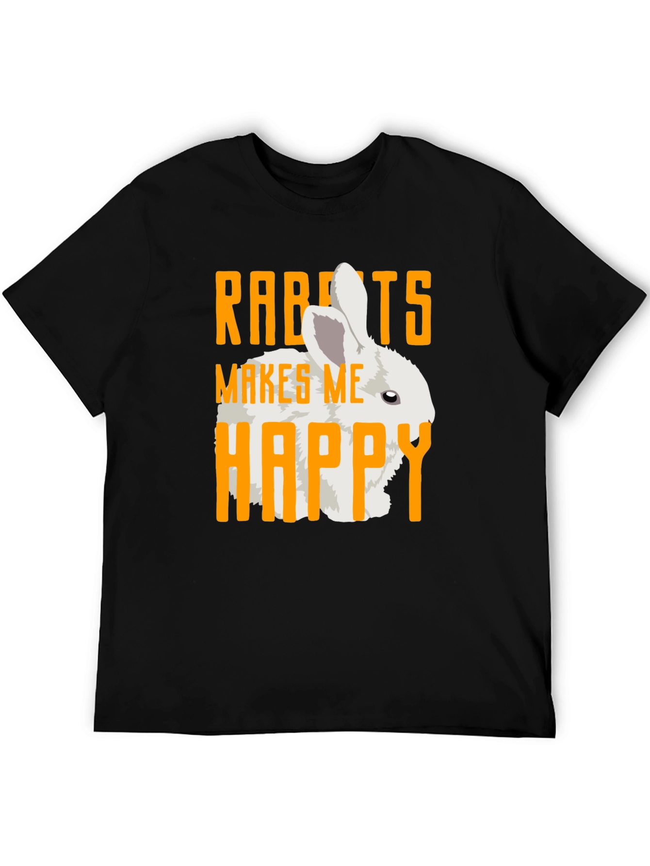 Rabbits Make Me Happy Graphic Tee