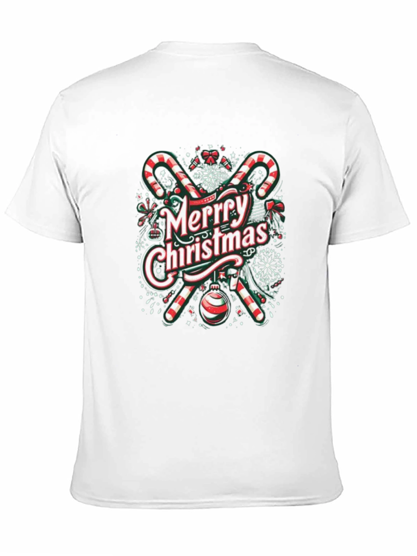 Merry Christmas Graphic Tee - Holiday Cheer