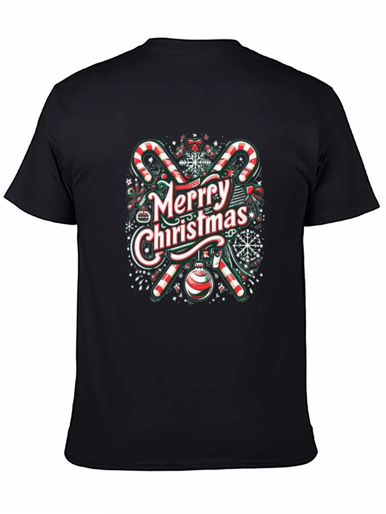 Merry Christmas Graphic Tee - Holiday Cheer