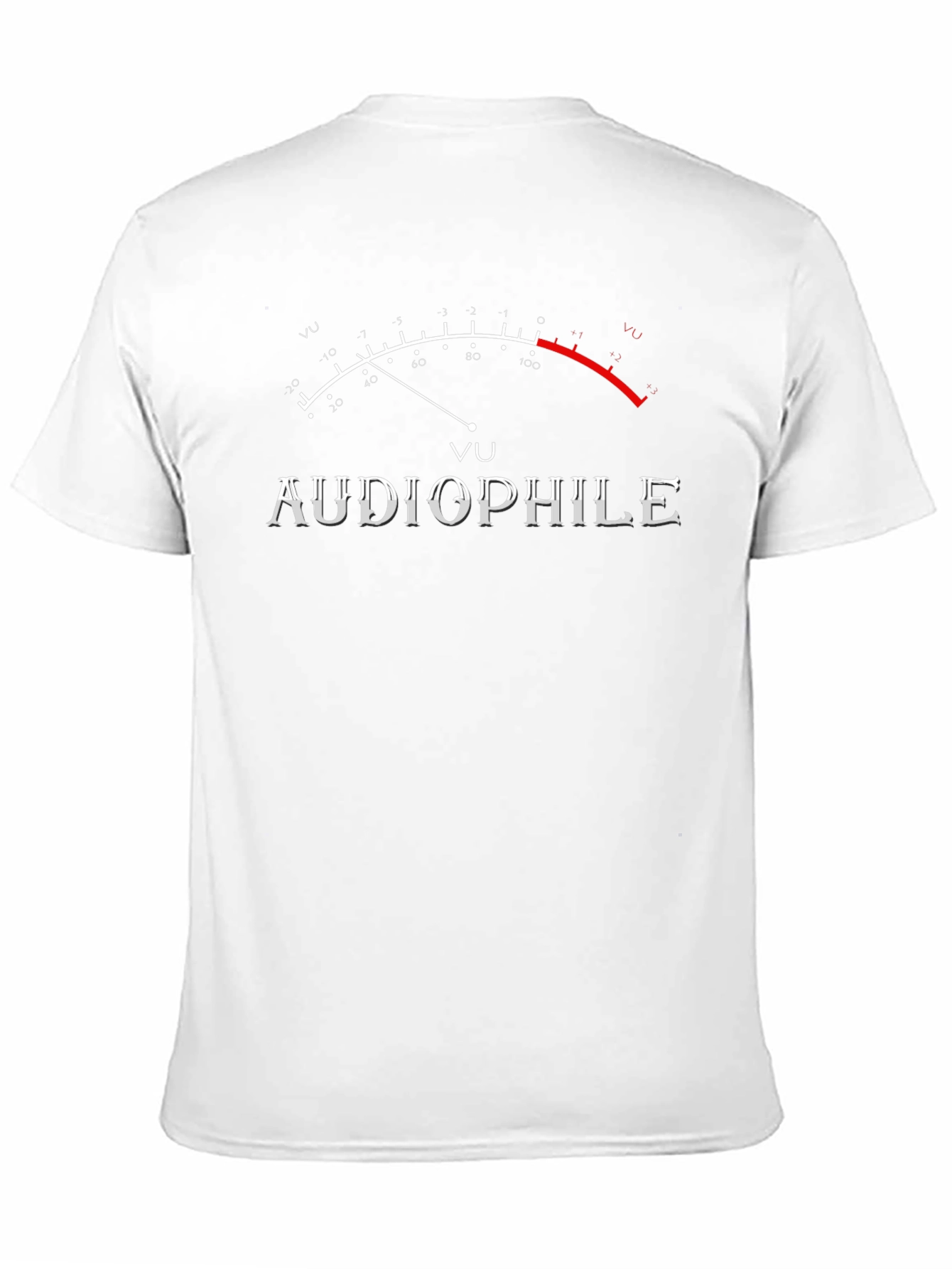 Audiophile VU Meter Graphic T-Shirt - Black
