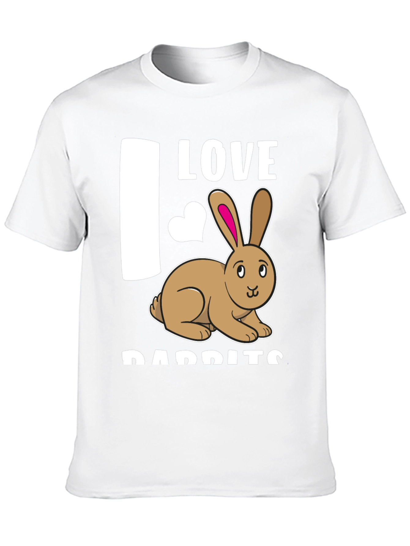 I Love Rabbits T-Shirt Cute Bunny Tee