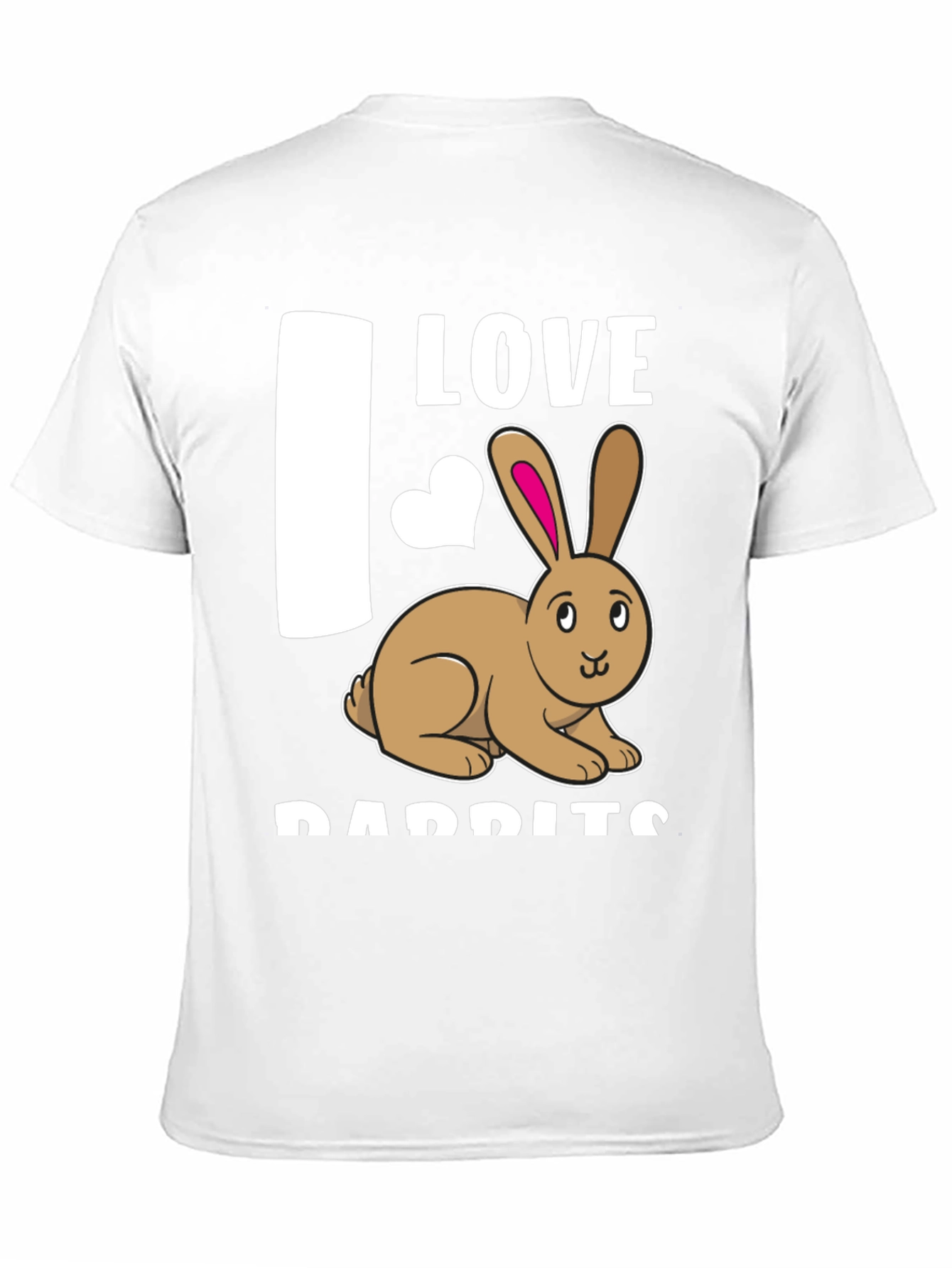 I Love Rabbits T-Shirt Cute Bunny Tee