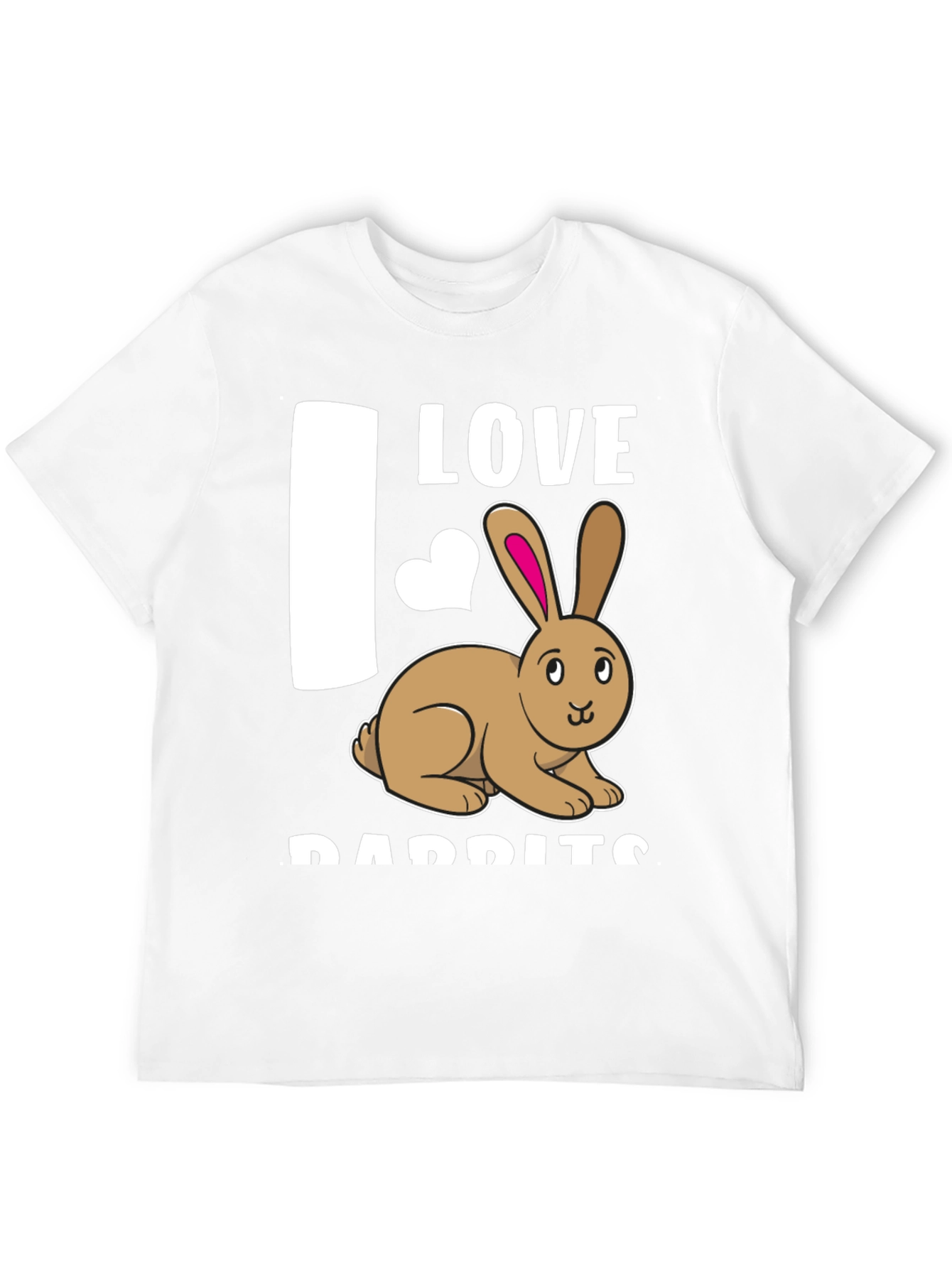 I Love Rabbits T-Shirt Cute Bunny Tee