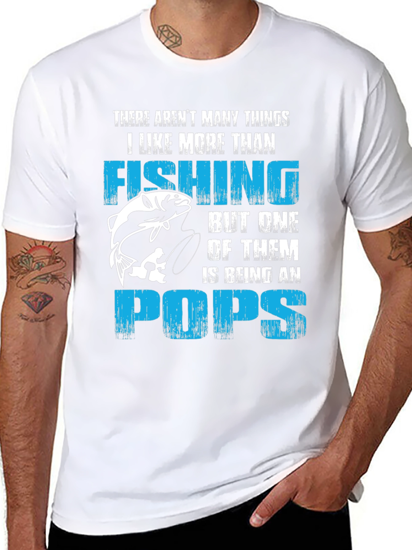 Fishing Pops T-Shirt | Dad Gift