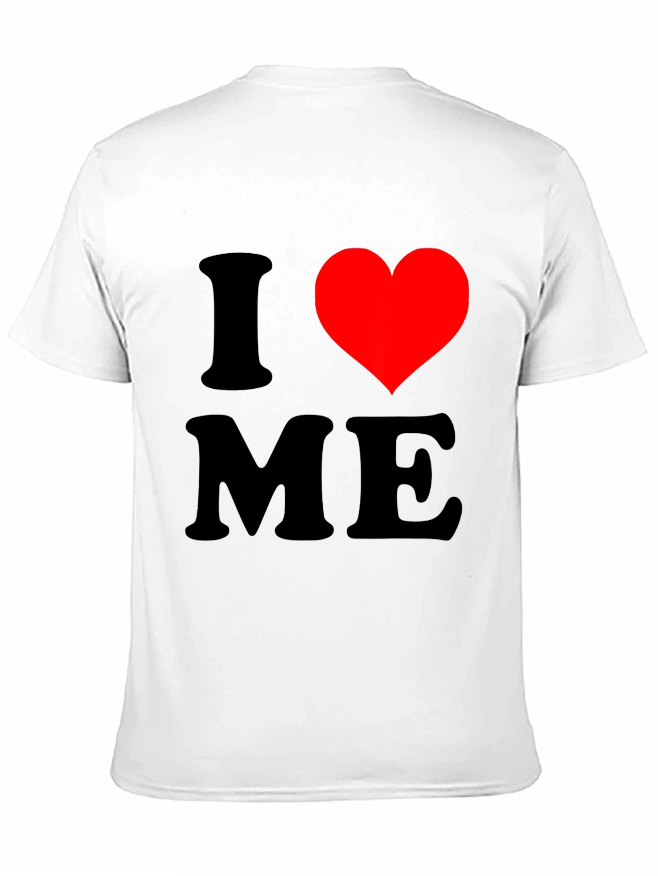I Heart ME Graphic T-Shirt - Black Cotton Tee