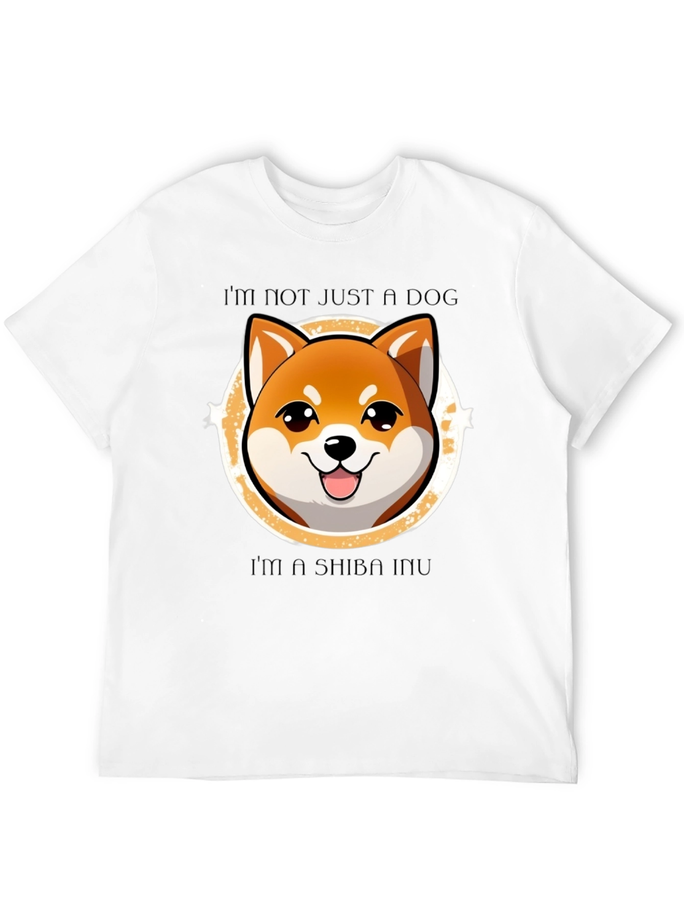 Shiba Inu Dog T-Shirt - Cute Cartoon Graphic Tee