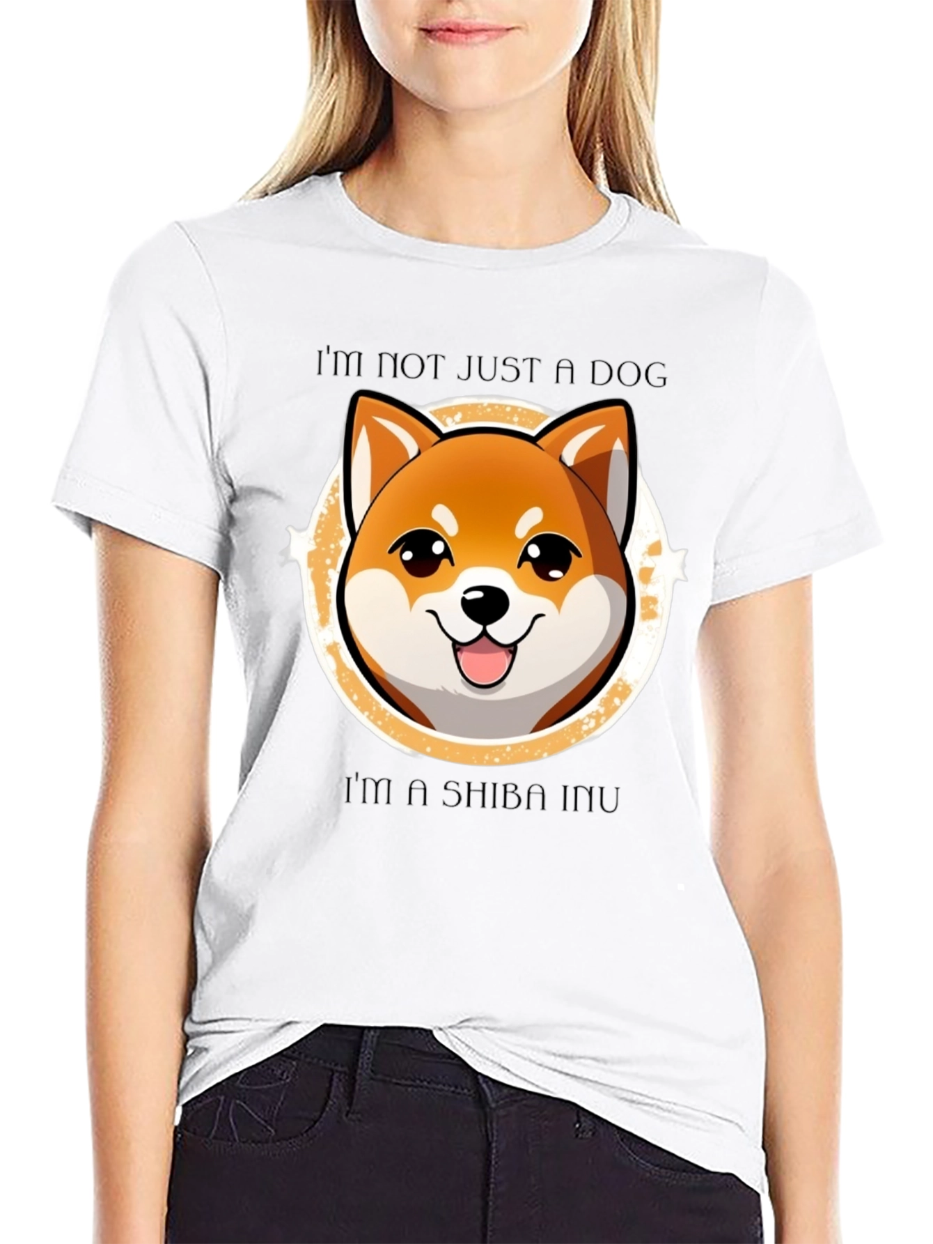 Shiba Inu Dog T-Shirt - Cute Cartoon Graphic Tee