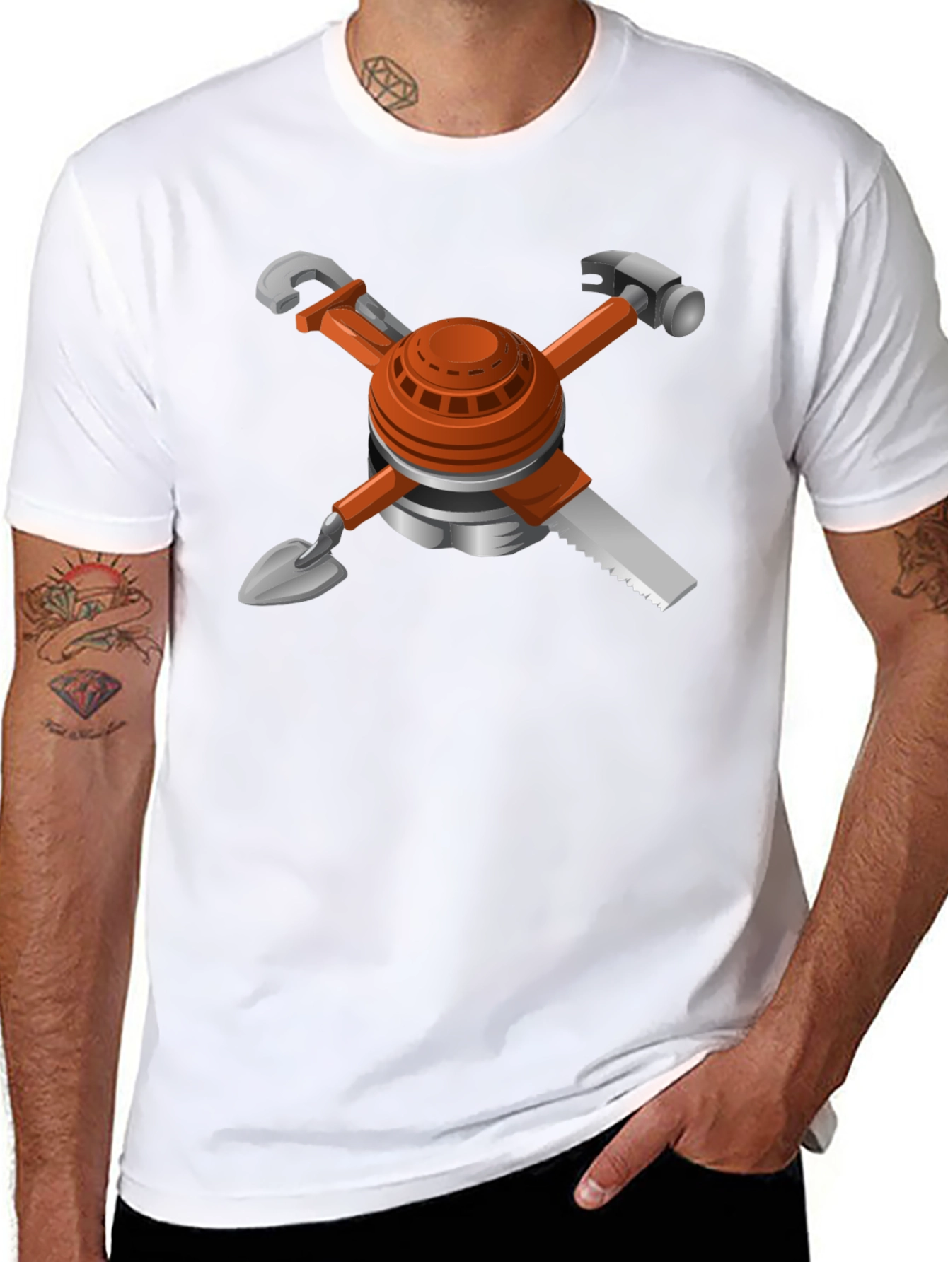 Construction Tool Graphic Tee