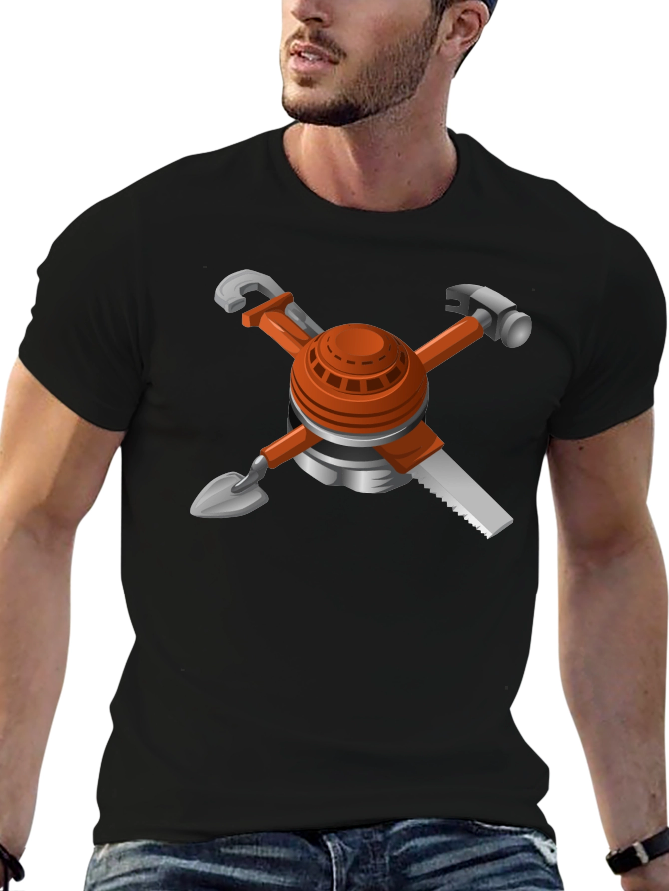 Construction Tool Graphic Tee