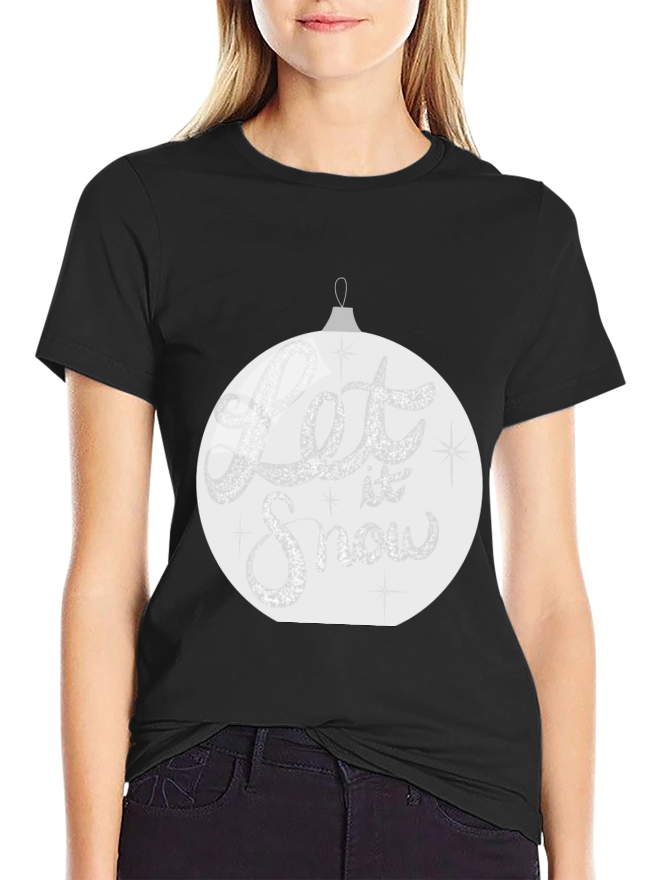 Let it Snow Christmas Ornament T-Shirt