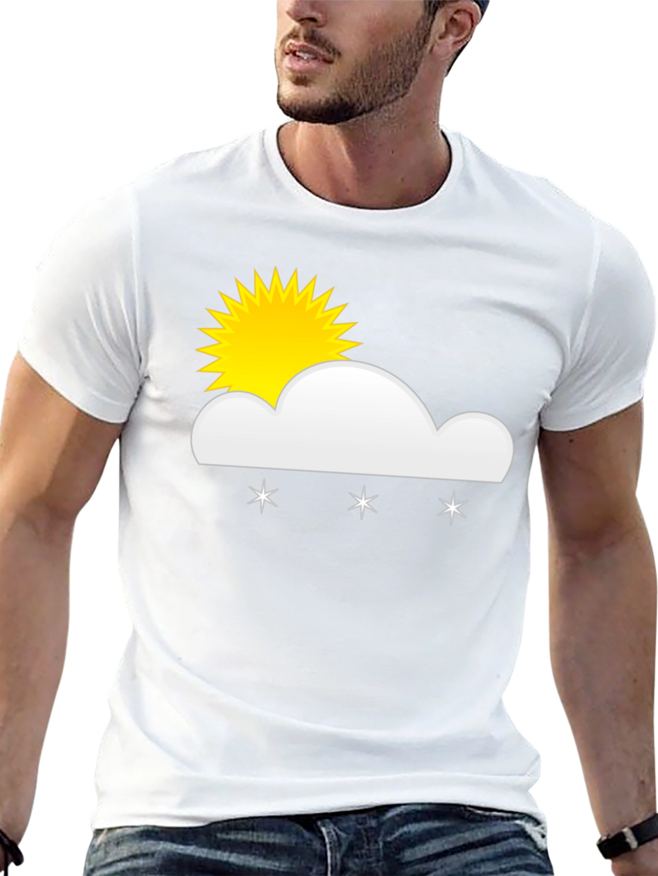 Snowy Sunny Day Graphic T-Shirt