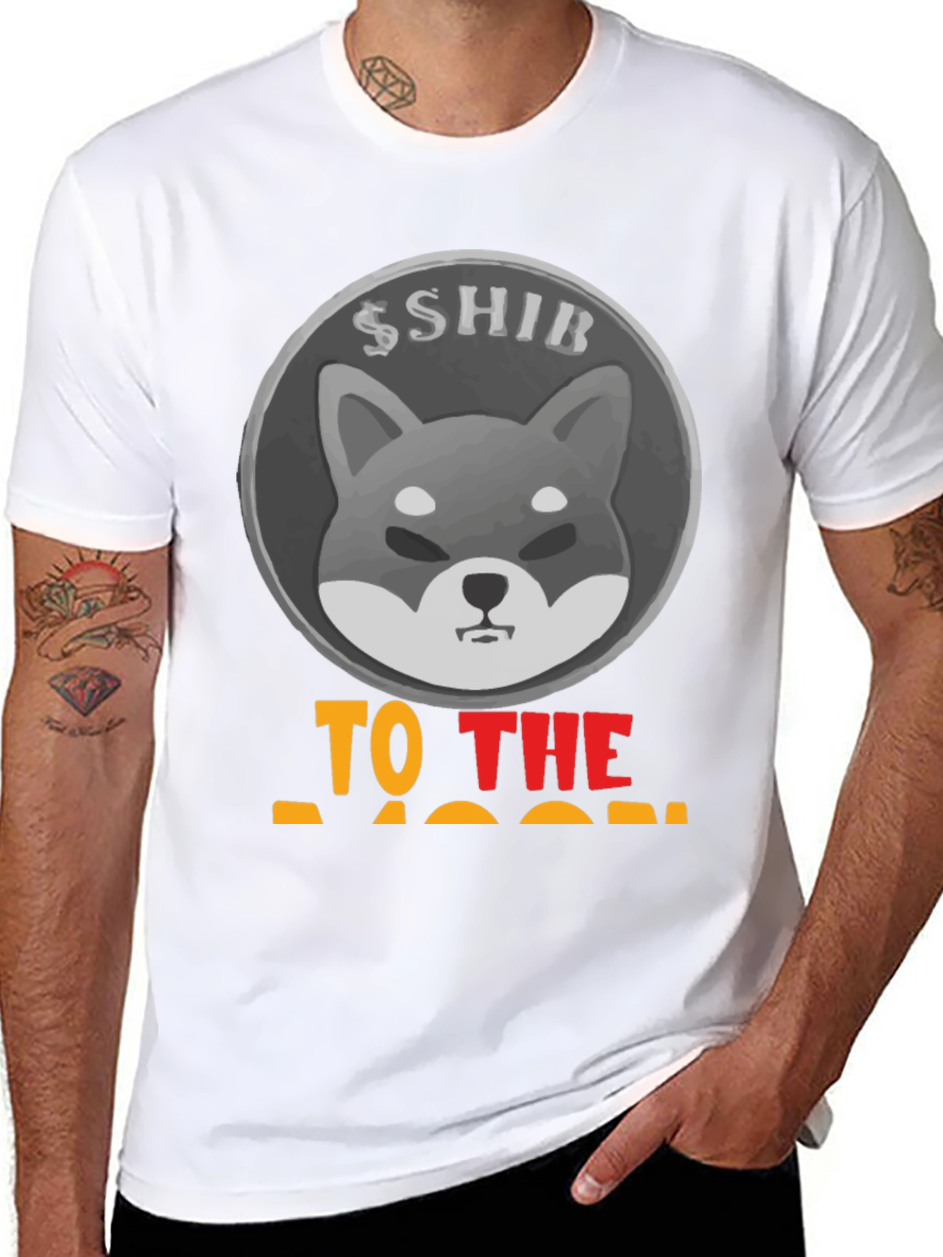 Shiba Inu To The Moon Crypto T-Shirt