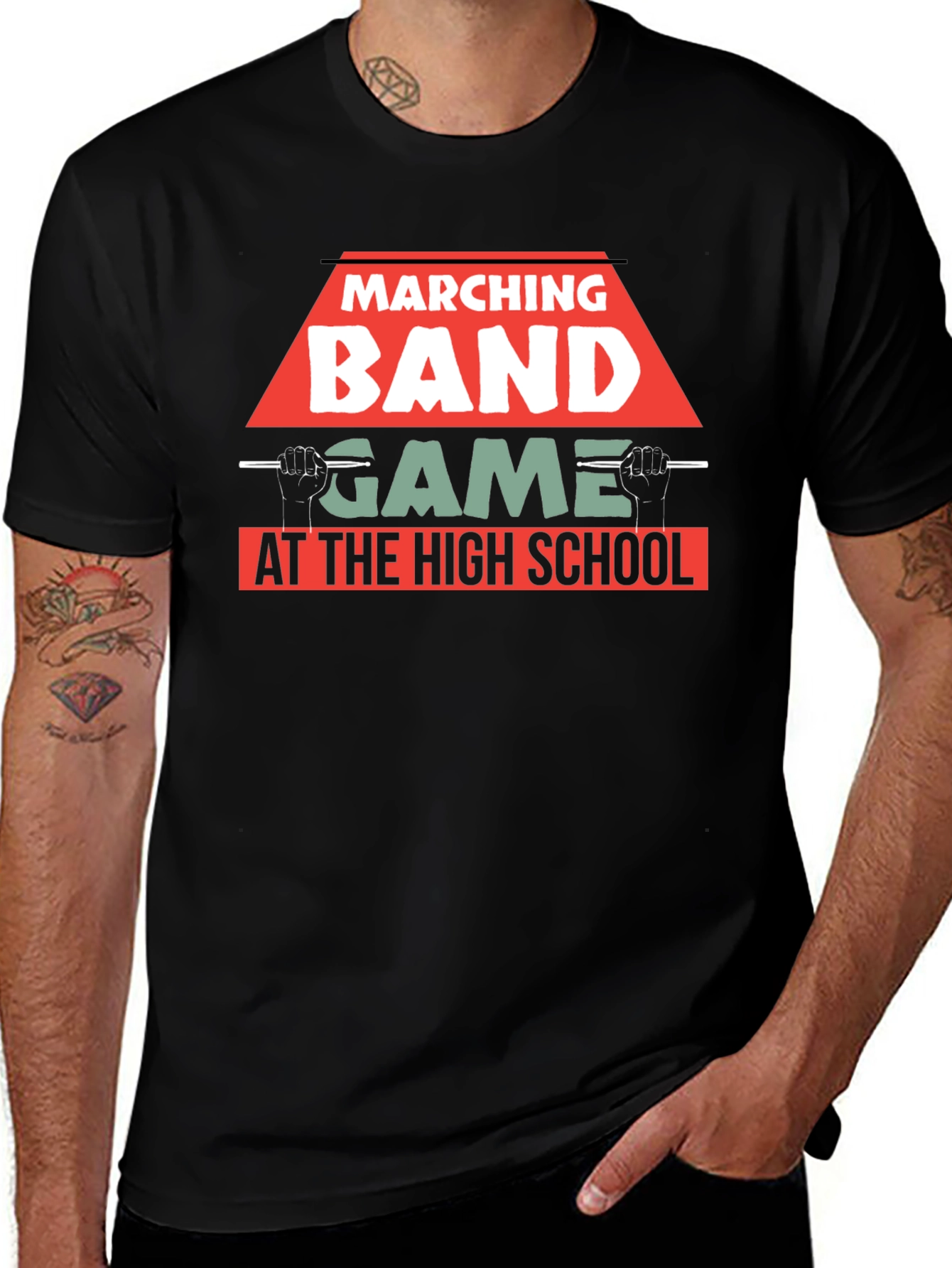 Marching Band Game at The High School T-Shirt