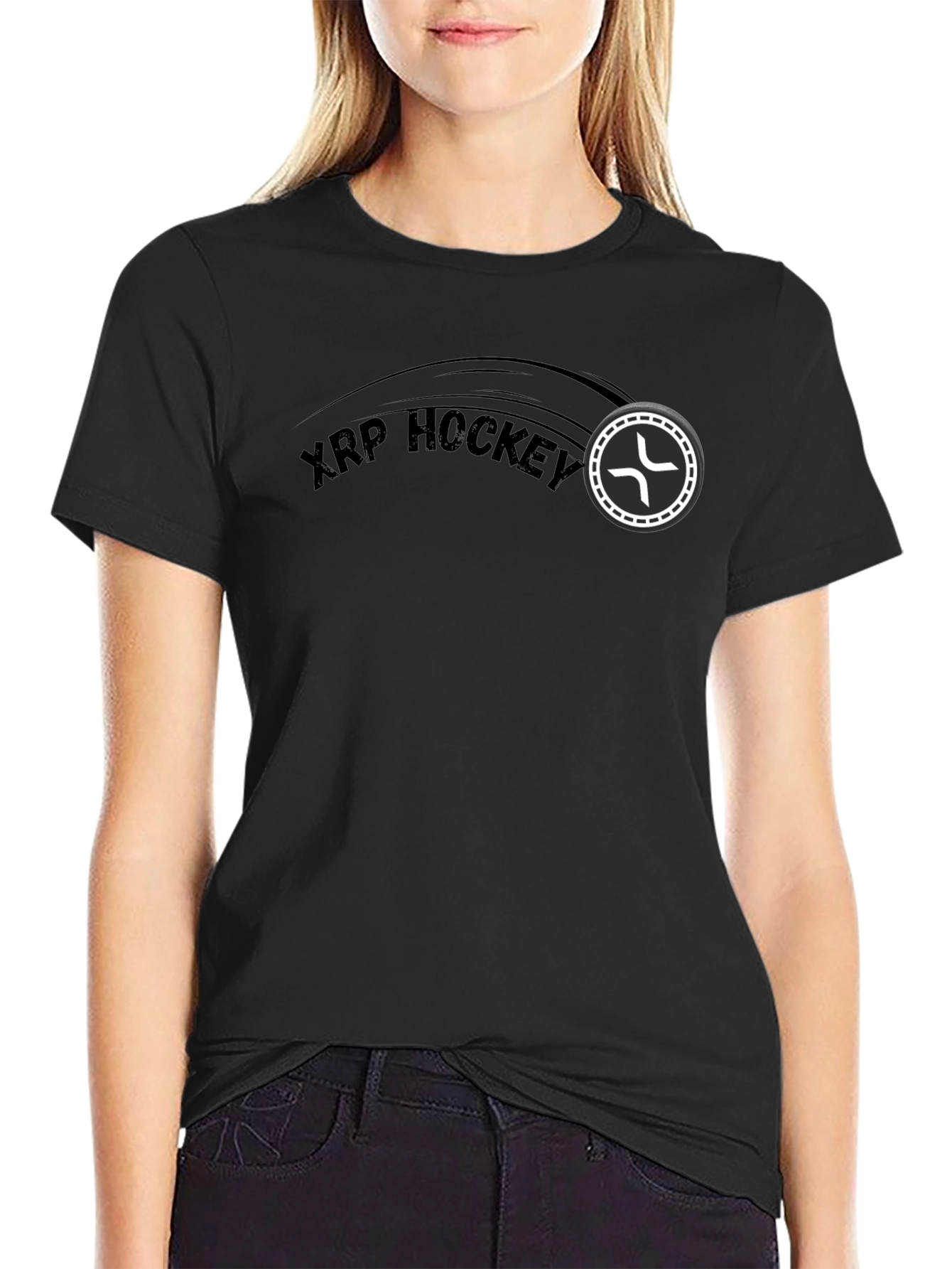 XRP Hockey T-Shirt - Crypto Fan Apparel