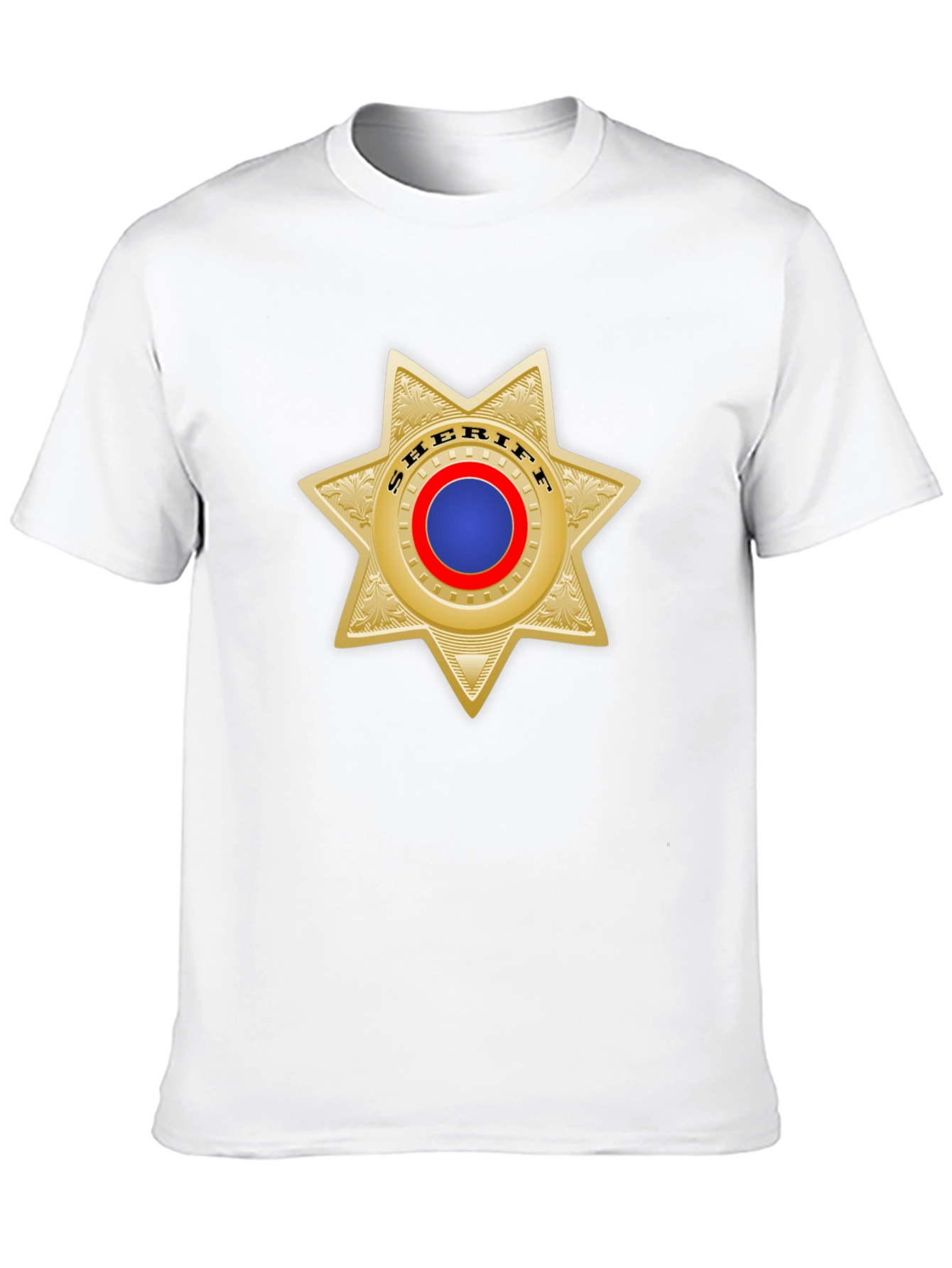 Sheriff Star Badge T-Shirt - Classic Western Style
