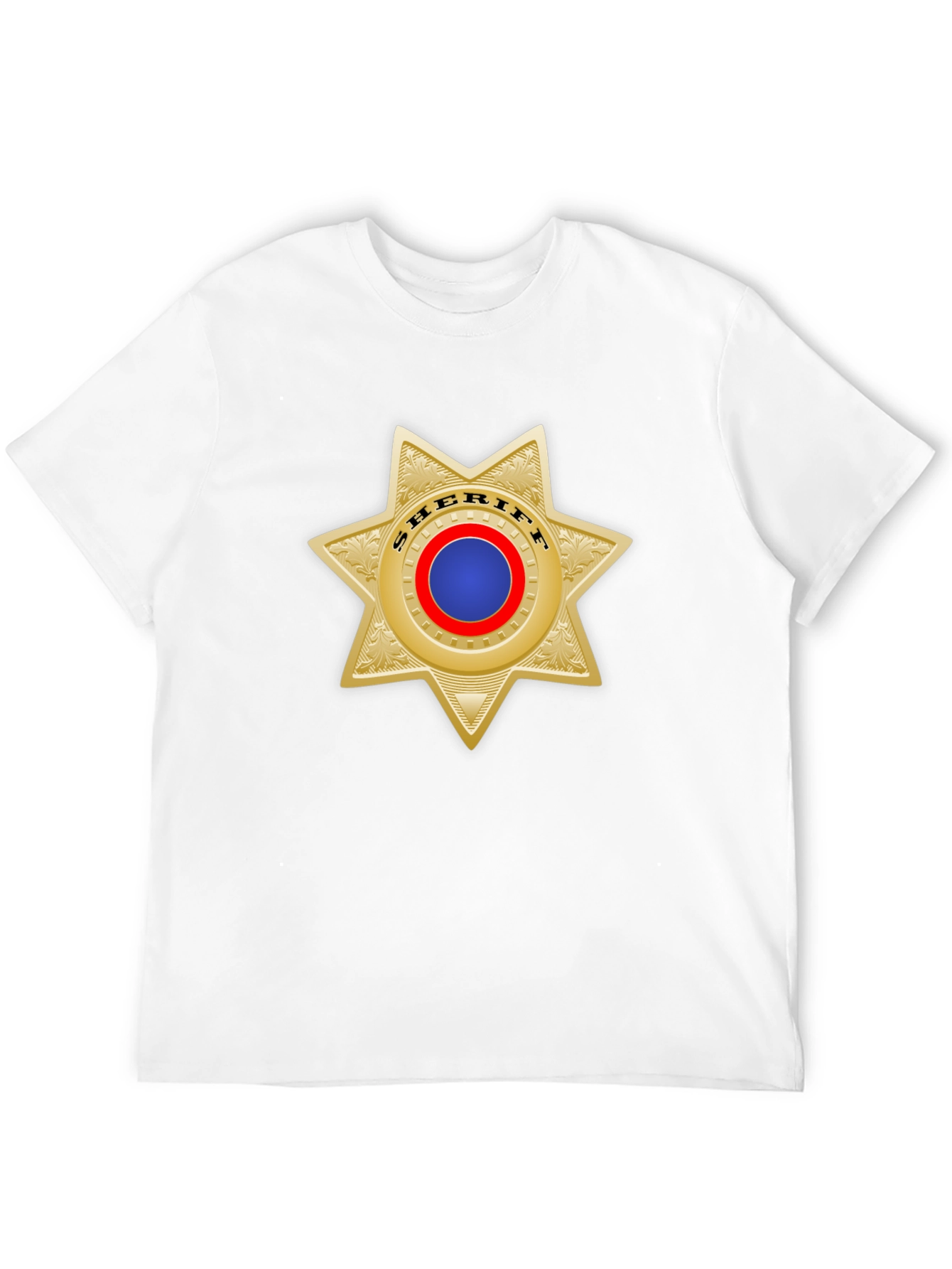 Sheriff Star Badge T-Shirt - Classic Western Style