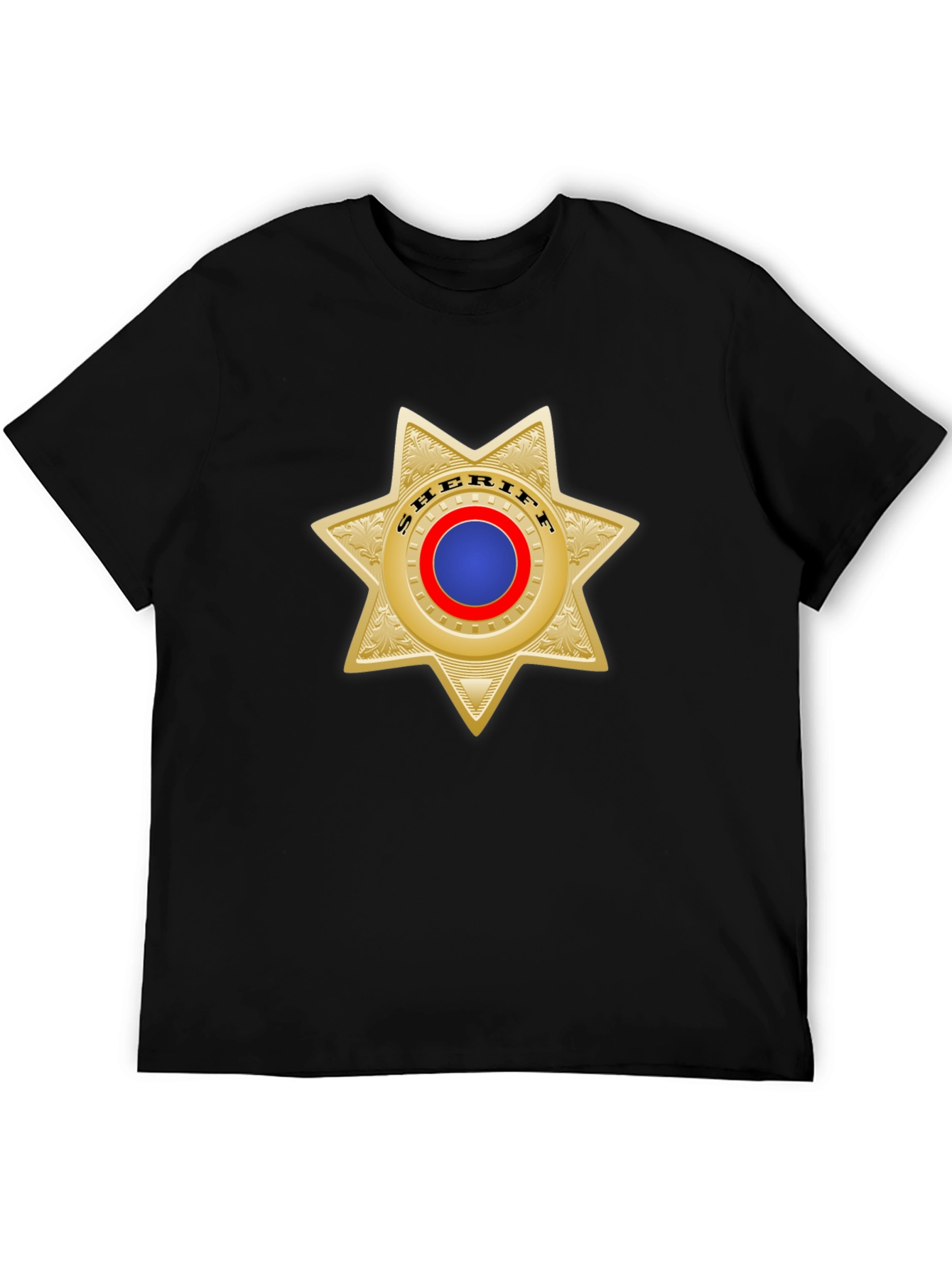 Sheriff Star Badge T-Shirt - Classic Western Style