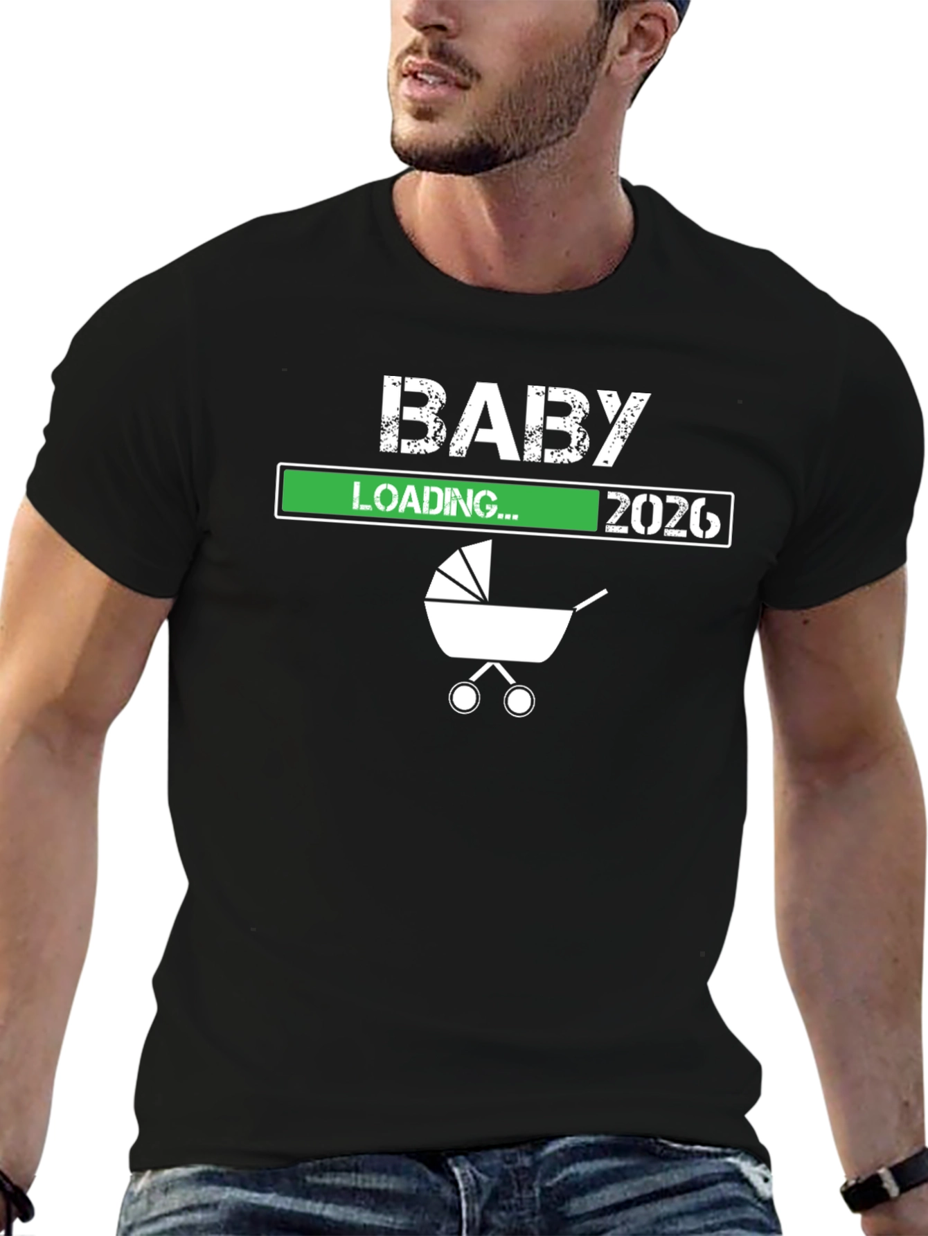 Baby Loading 2026 Graphic Tee - Expecting Parents T-Shirt