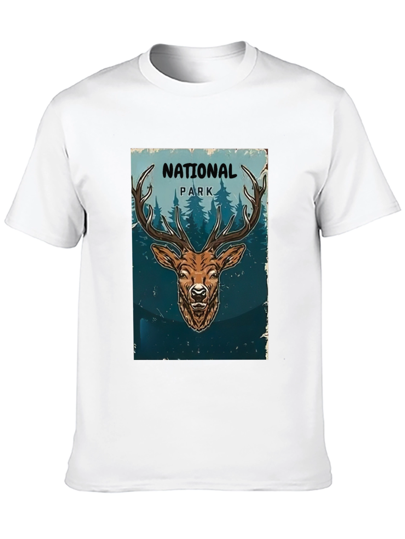 National Park Deer Graphic T-Shirt
