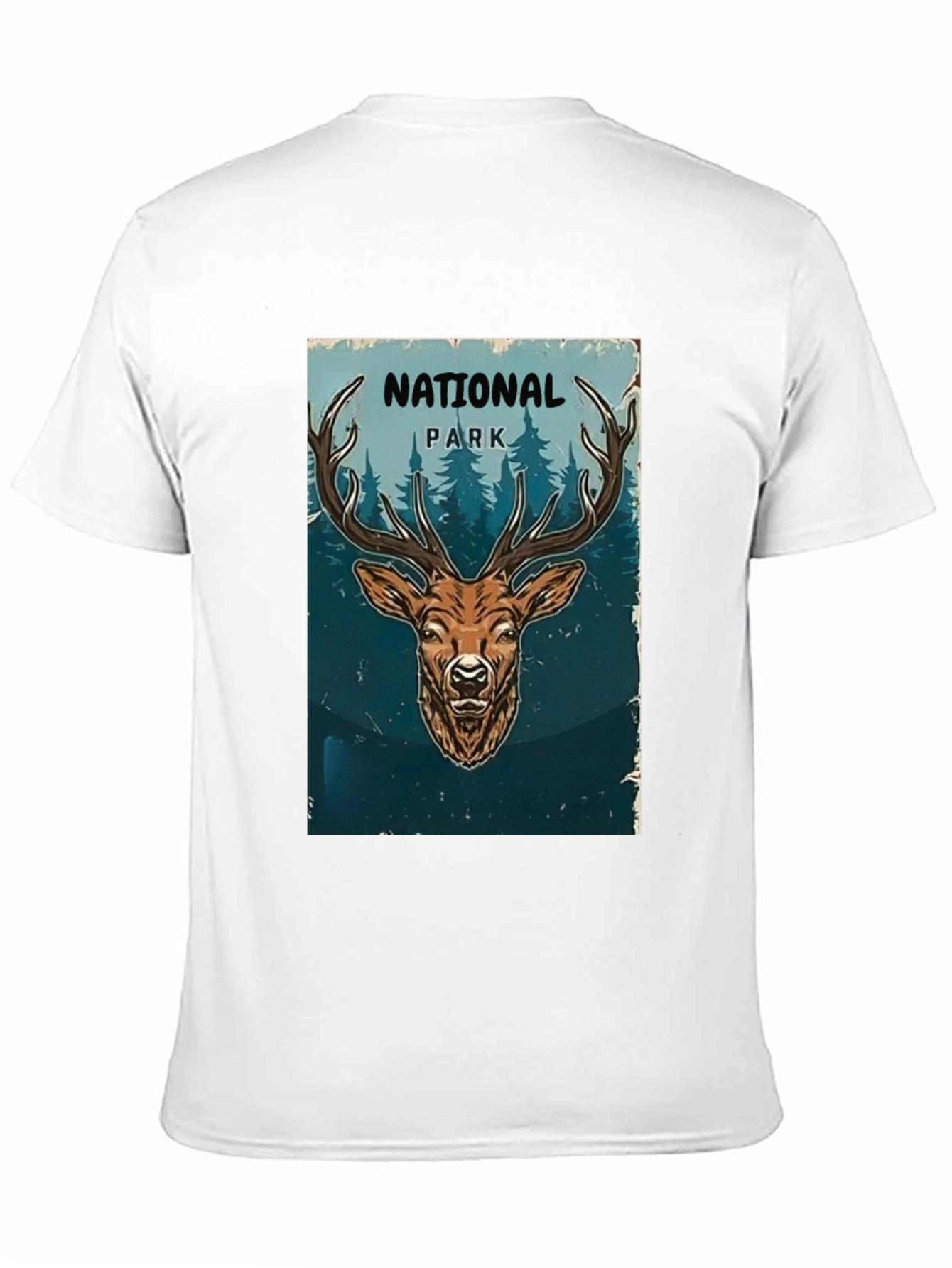 National Park Deer Graphic T-Shirt