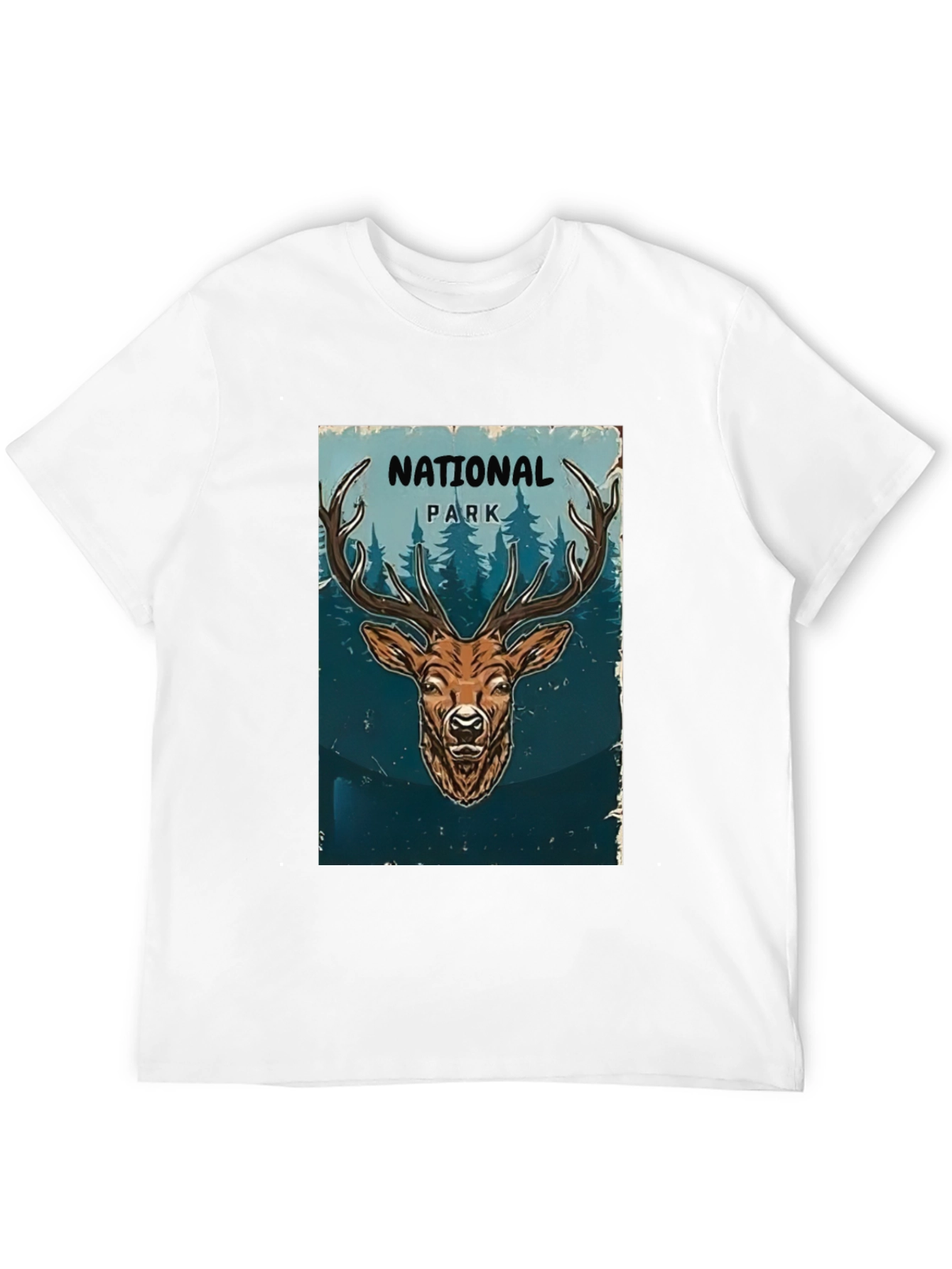 National Park Deer Graphic T-Shirt