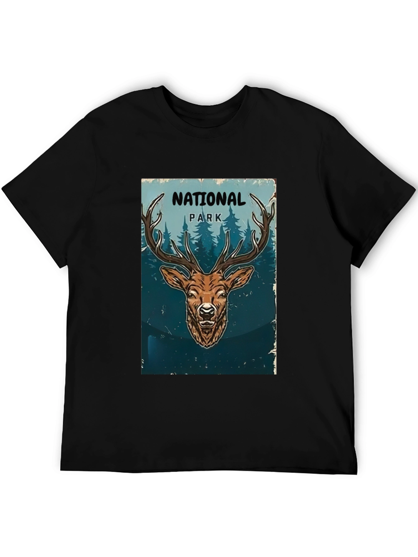 National Park Deer Graphic T-Shirt