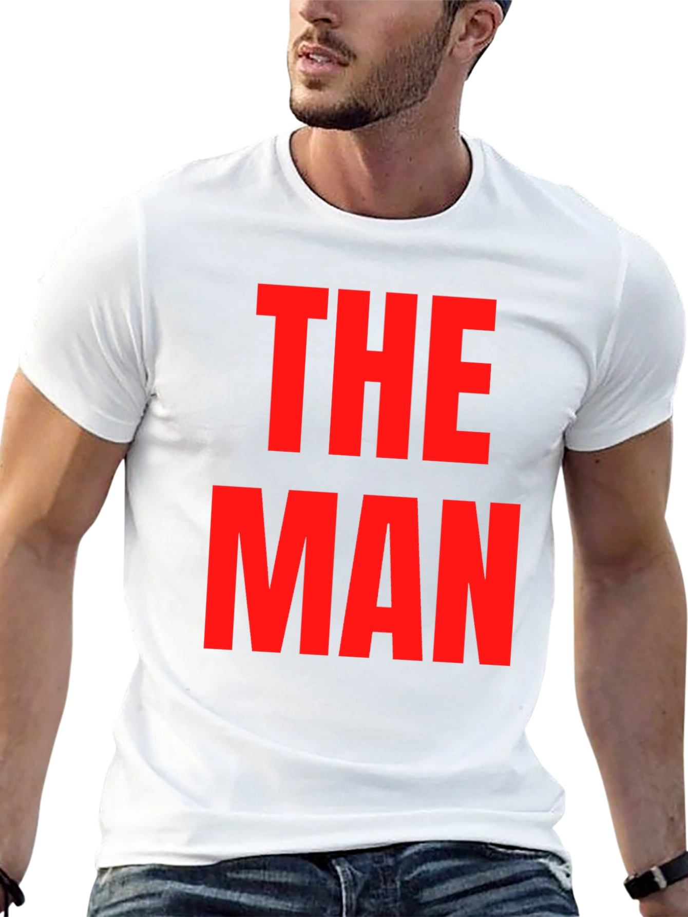 The Man Graphic Tee - Bold Statement Shirt