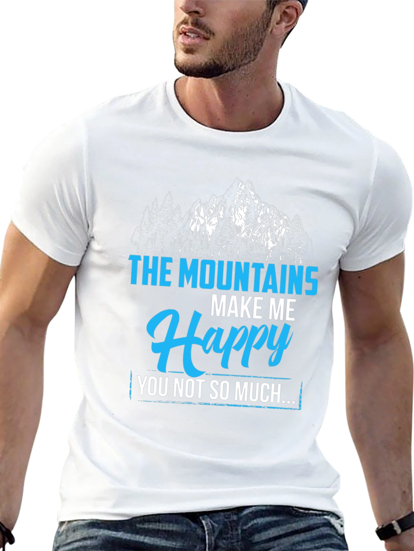 Mountains Make Me Happy Graphic Tee