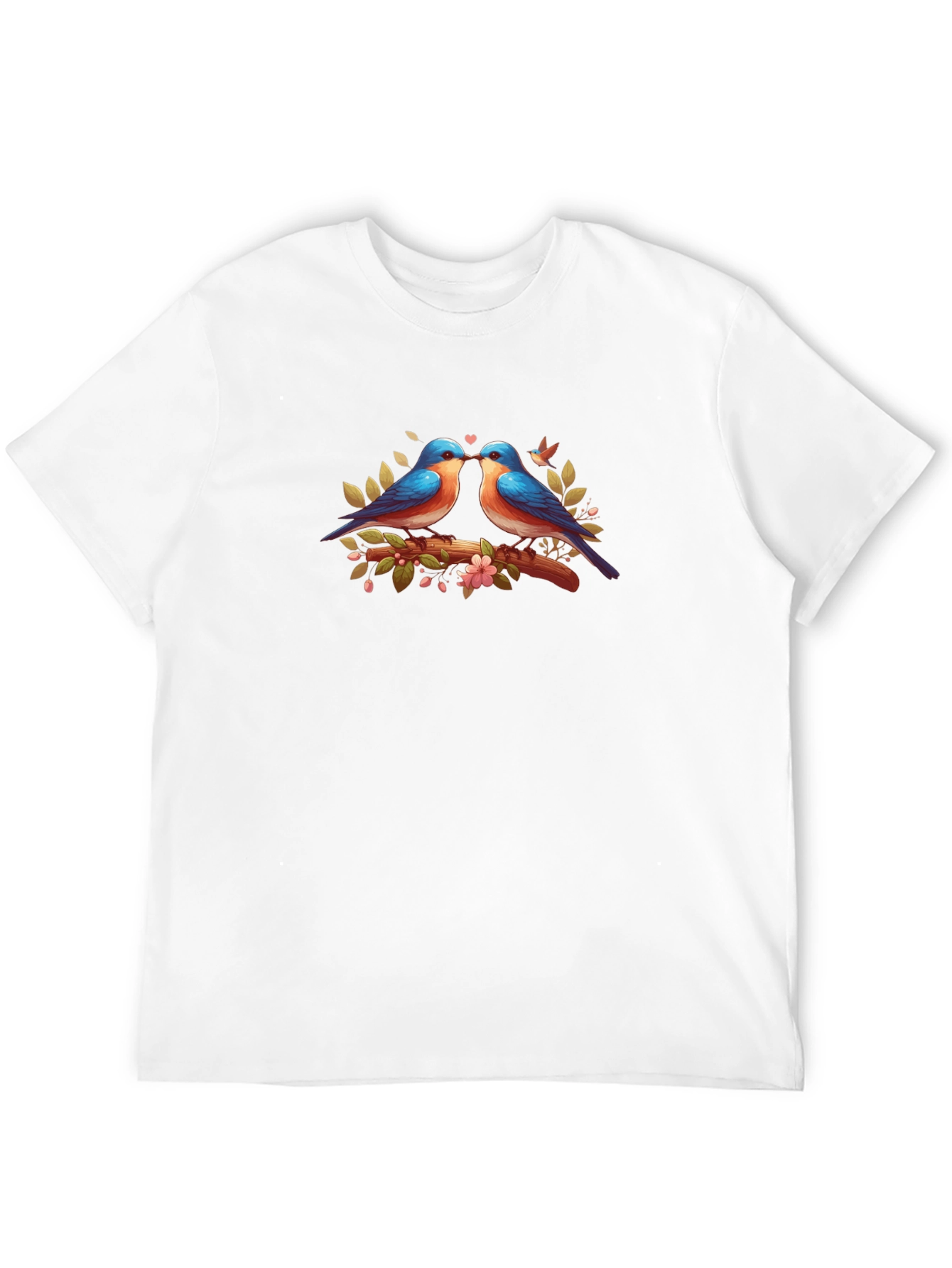 Love Birds Graphic T-Shirt - Black