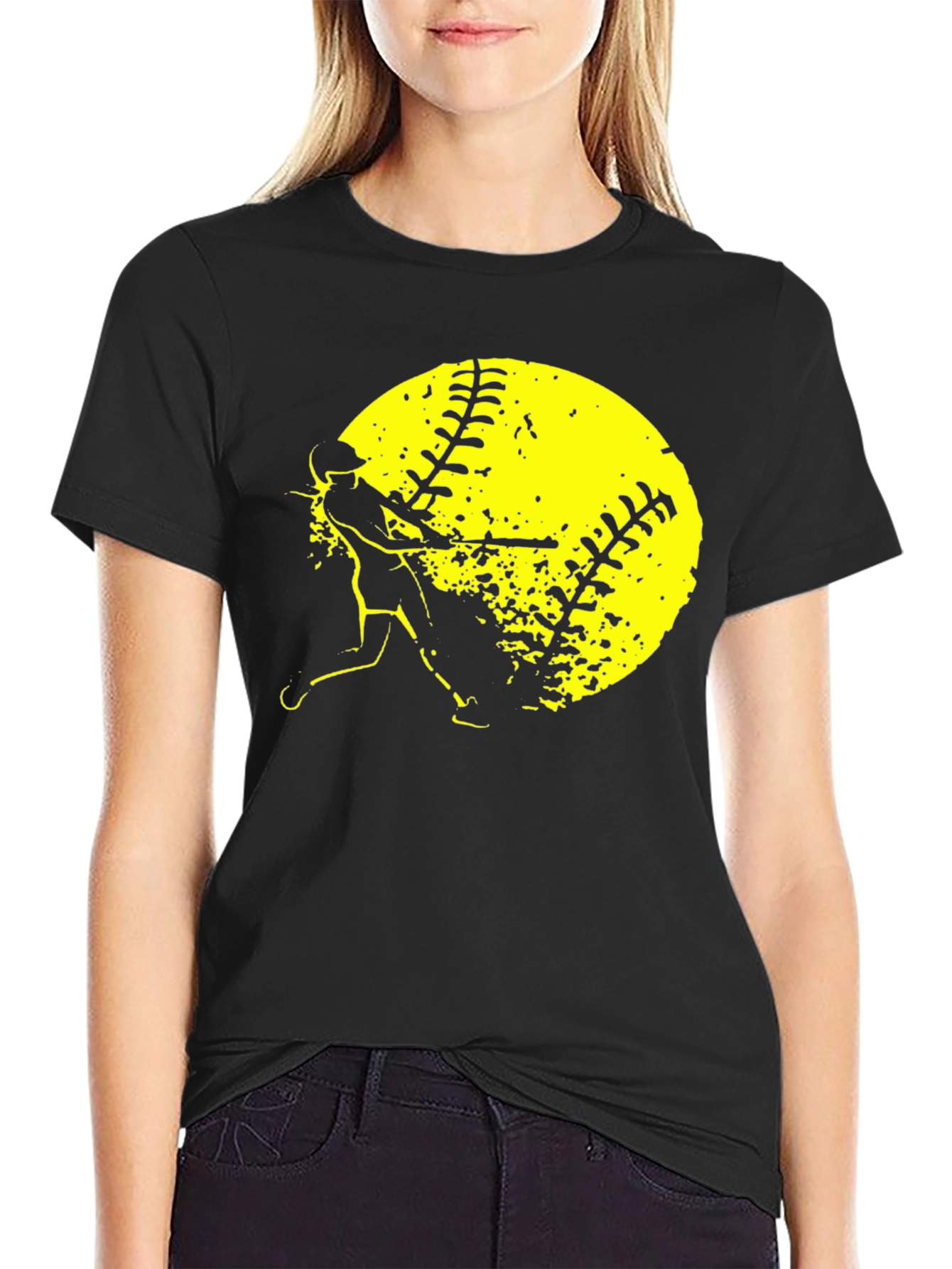 Softball Batter Graphic T-Shirt