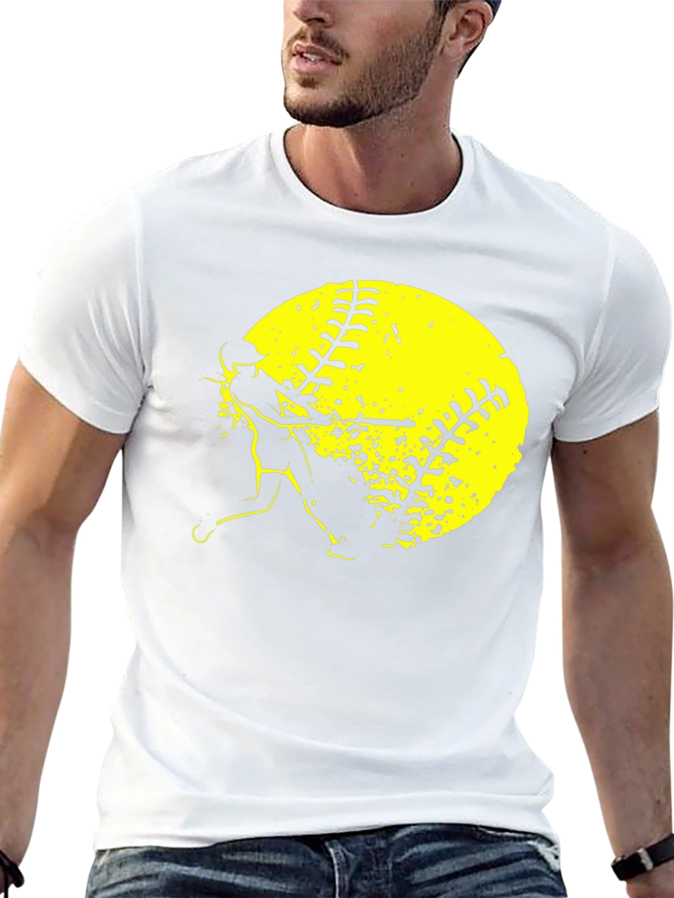 Softball Batter Graphic T-Shirt