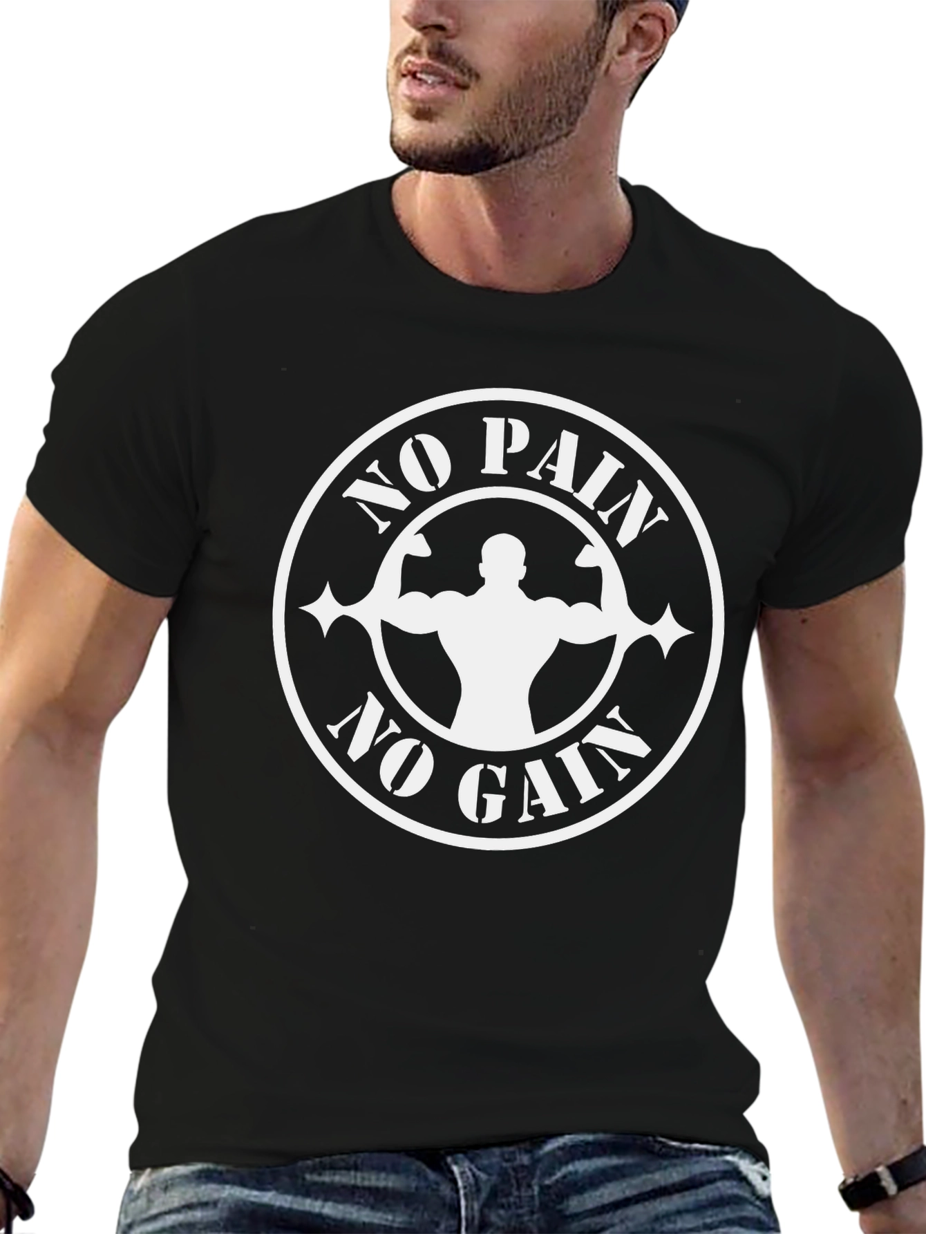 No Pain No Gain Black T-Shirt