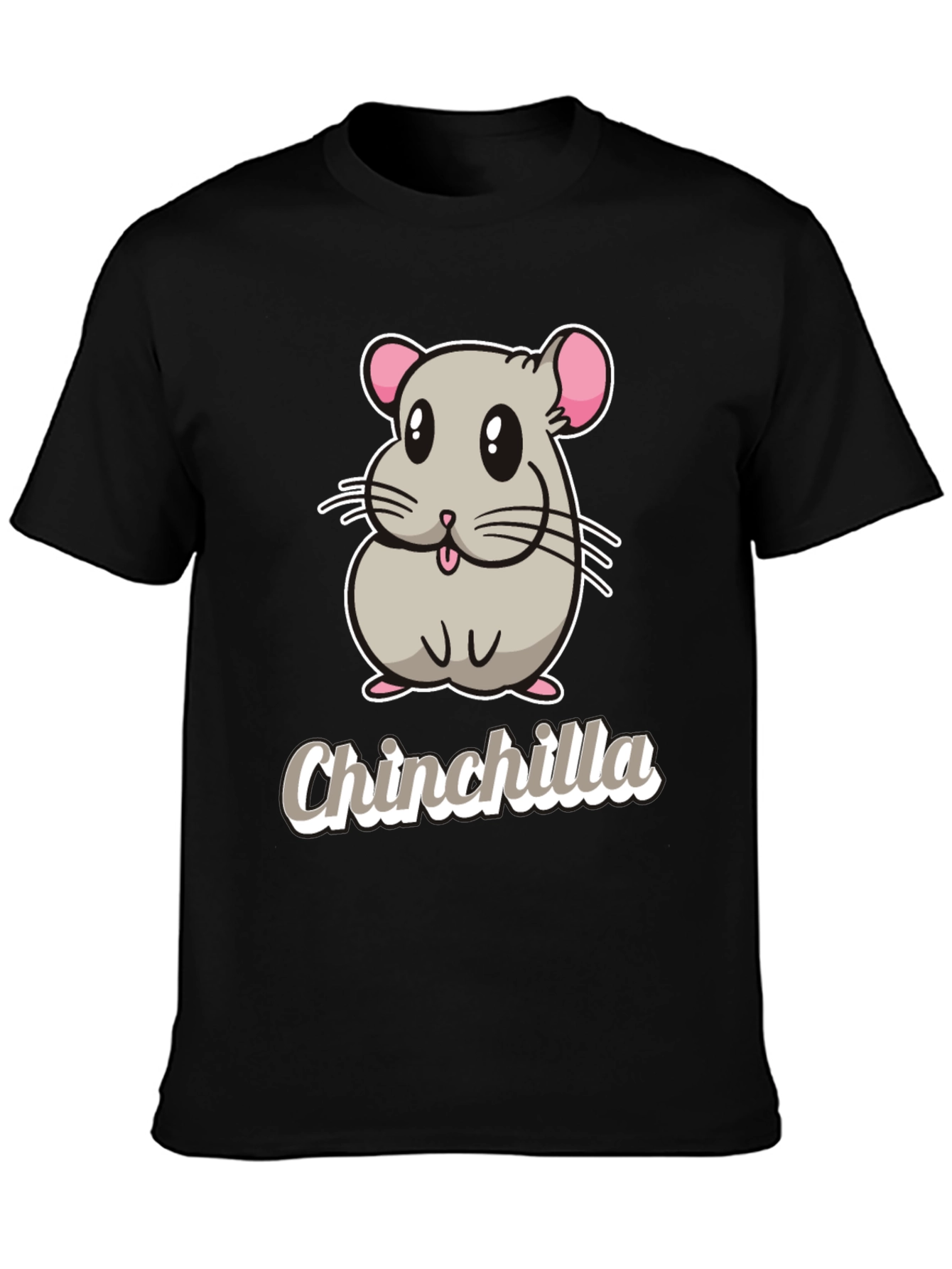 Cute Chinchilla Graphic T-Shirt - Soft Cotton Tee