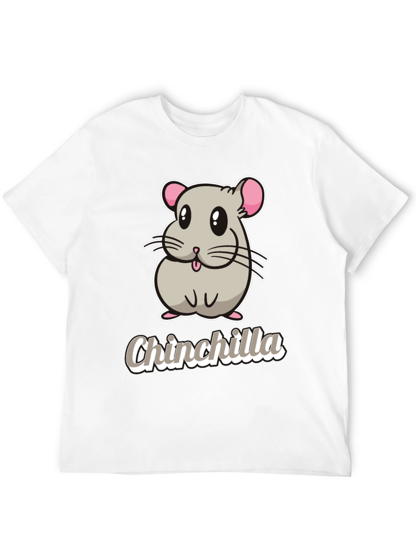 Cute Chinchilla Graphic T-Shirt - Soft Cotton Tee