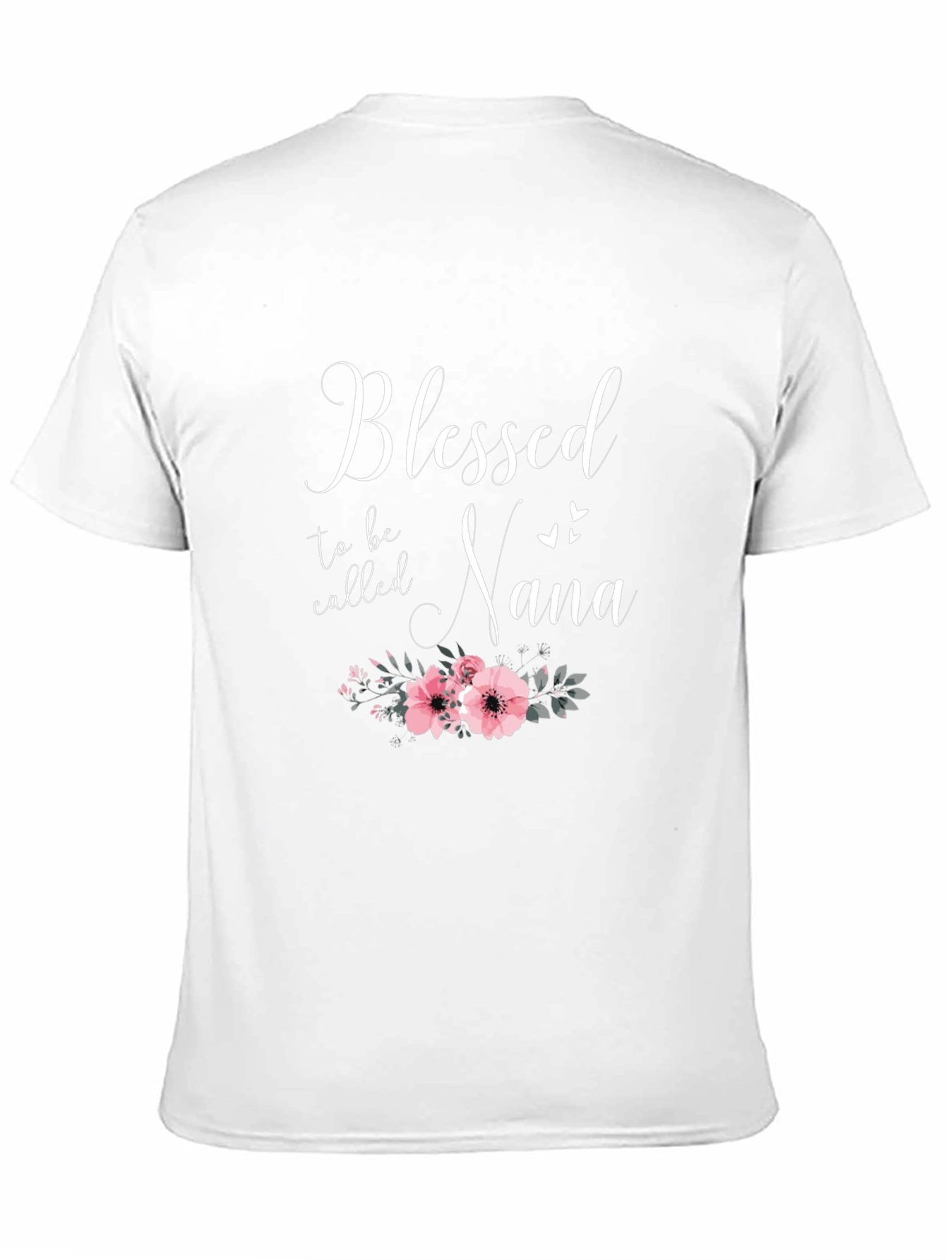 Blessed Nana T-Shirt - Floral Design