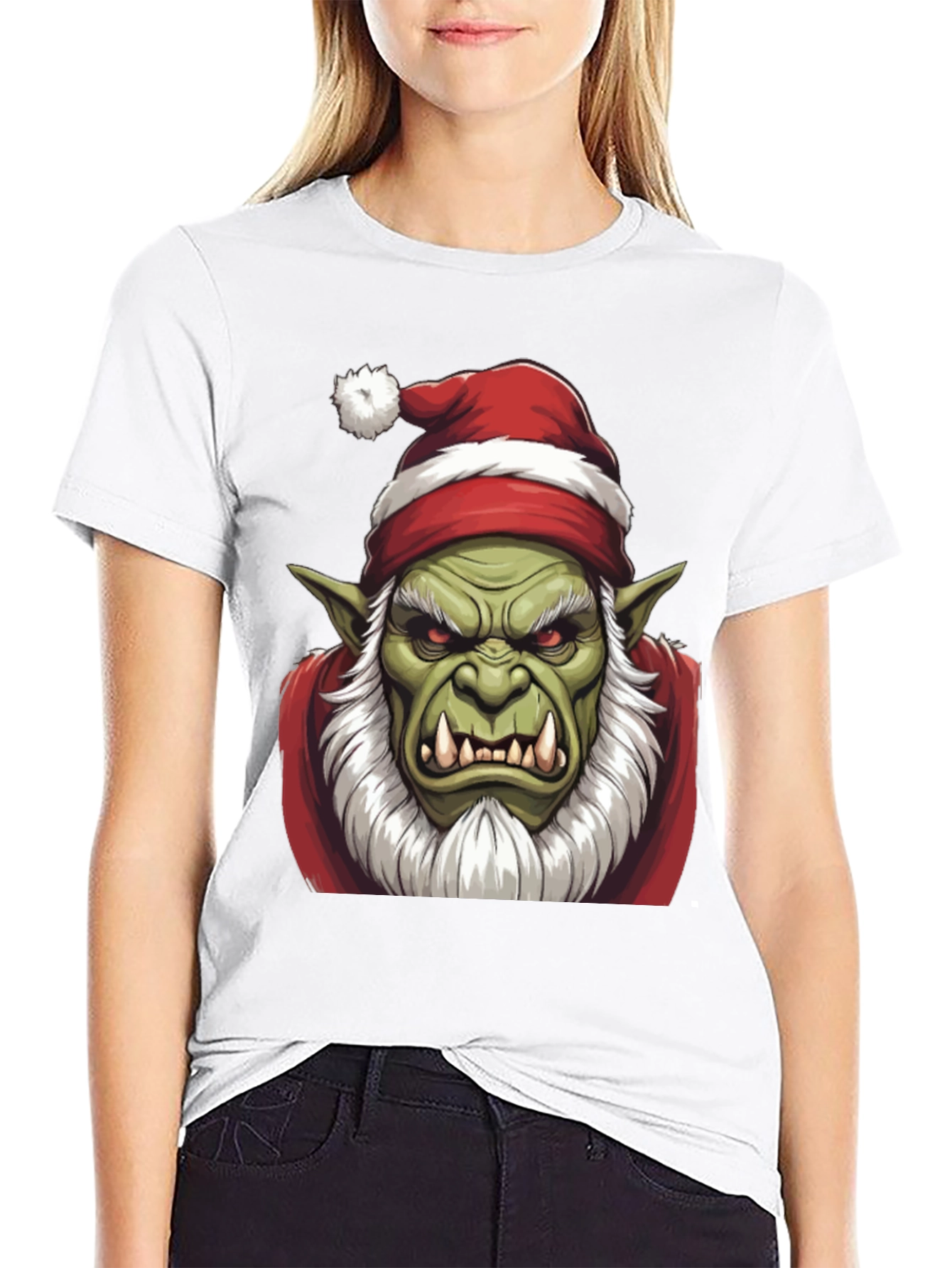 Festive Orc T-Shirt - Holiday Grump