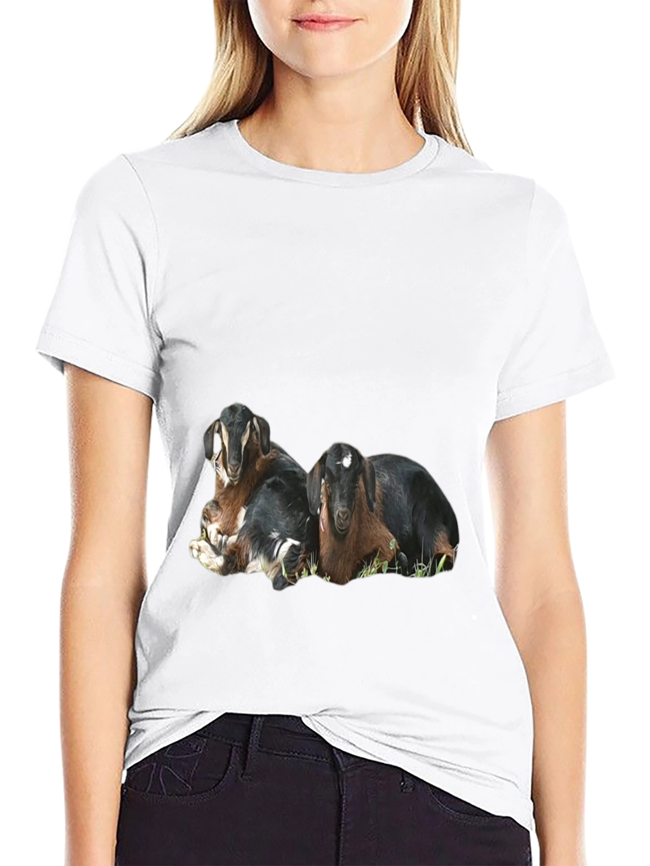 Goat Graphic Black T-Shirt