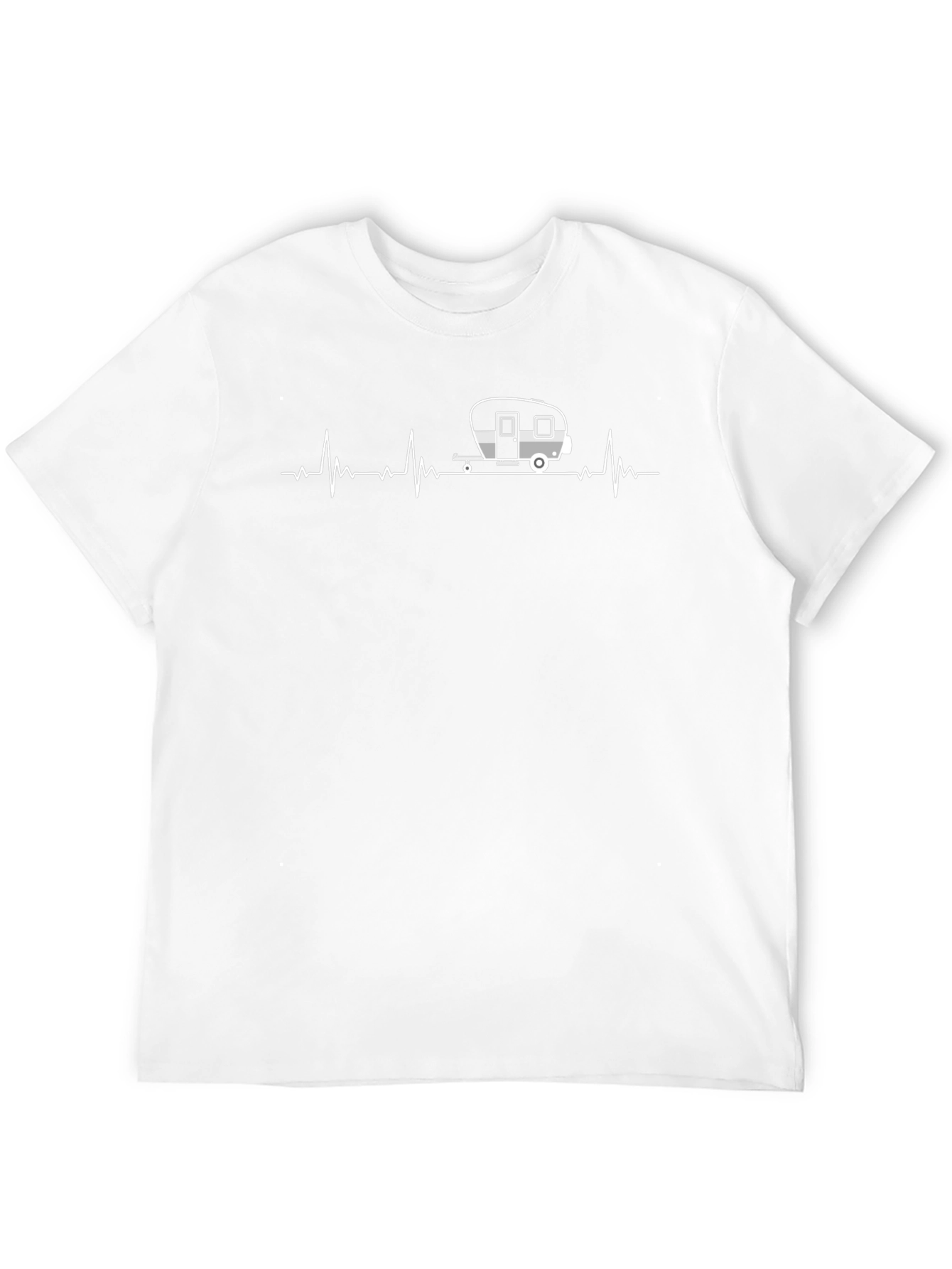 Camper Heartbeat T-Shirt - Camping Adventure Tee