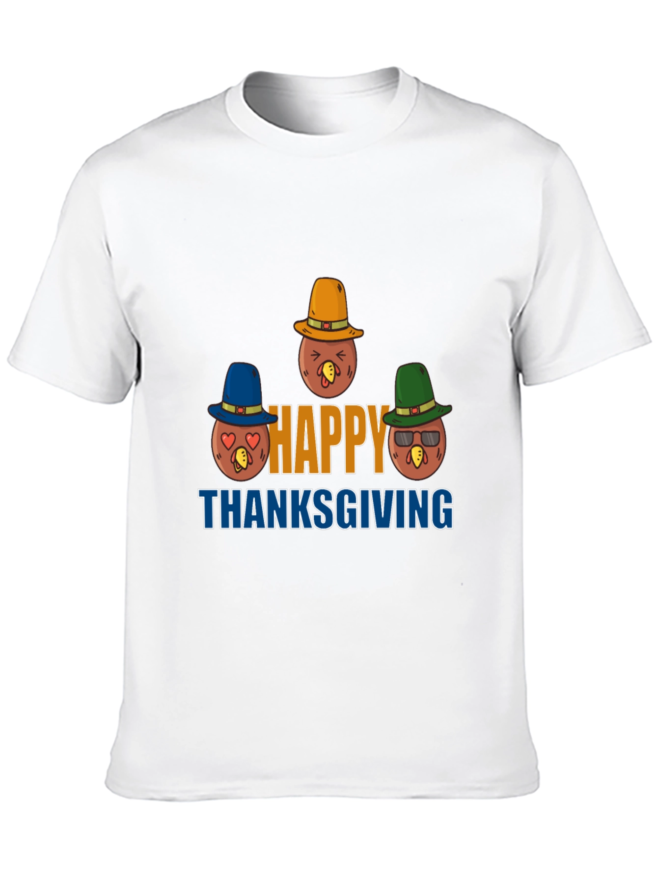 Thanksgiving Turkey T-Shirt - Happy Thanksgiving