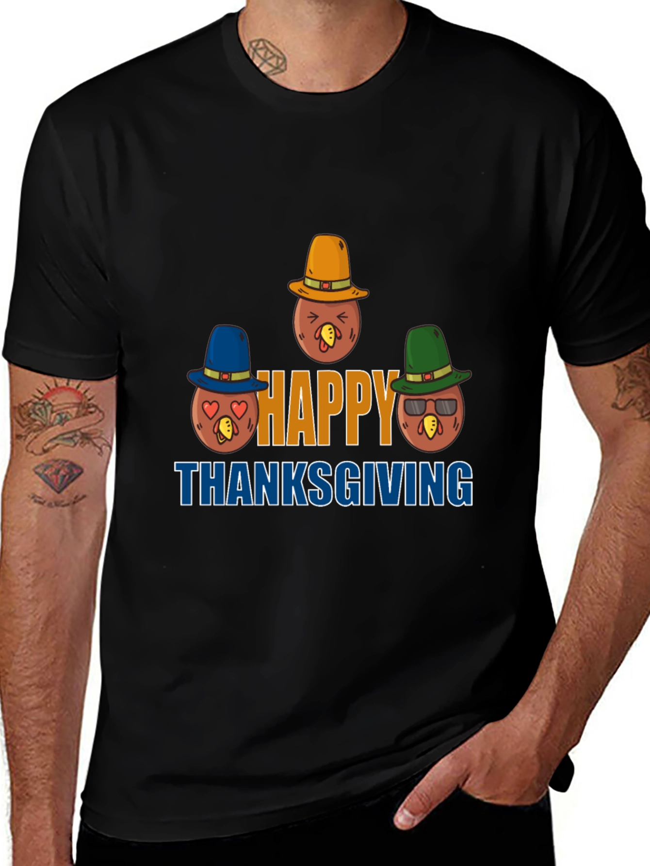 Thanksgiving Turkey T-Shirt - Happy Thanksgiving