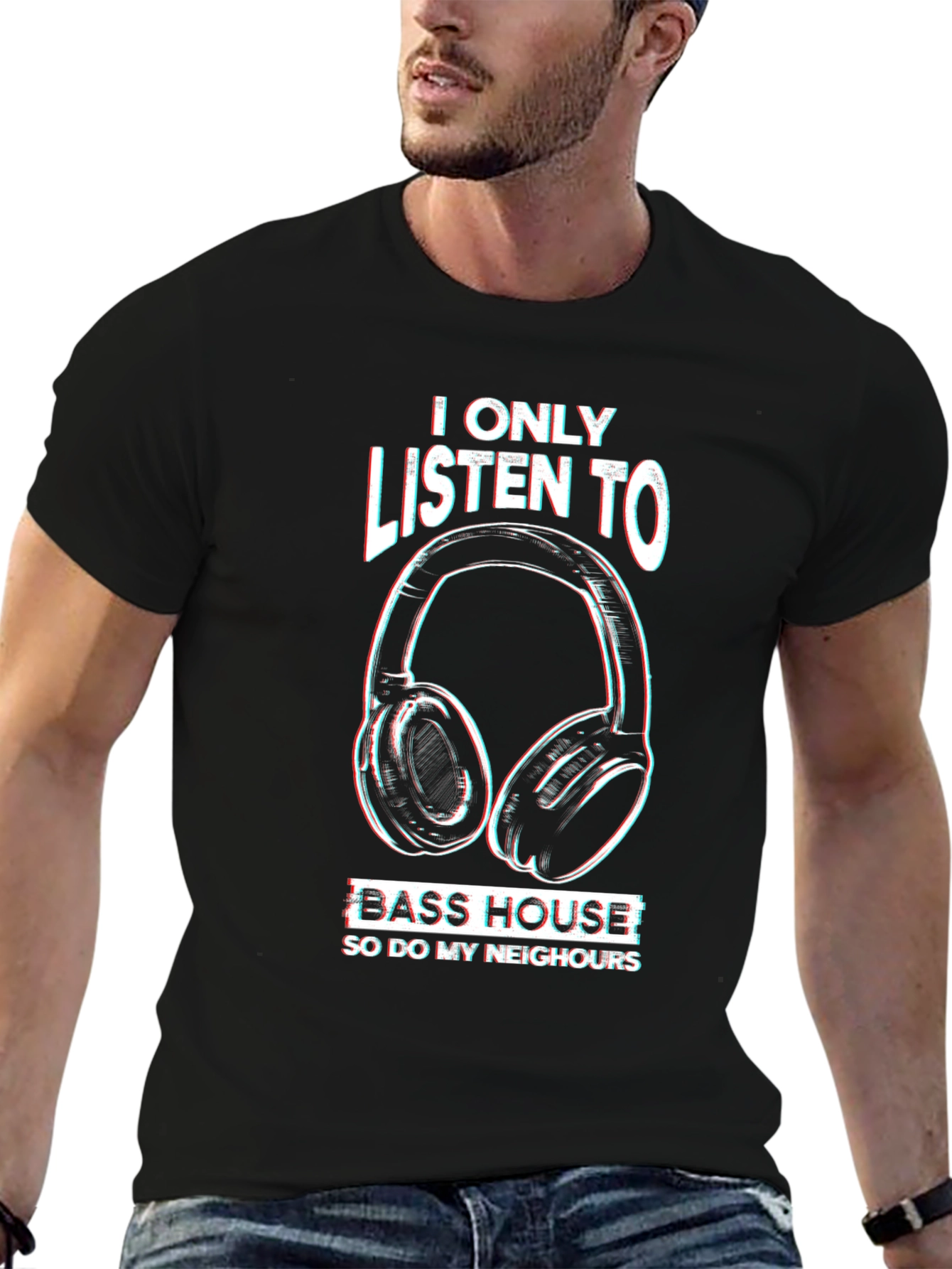 Bass House Music T-Shirt Funny DJ Graphic Tee