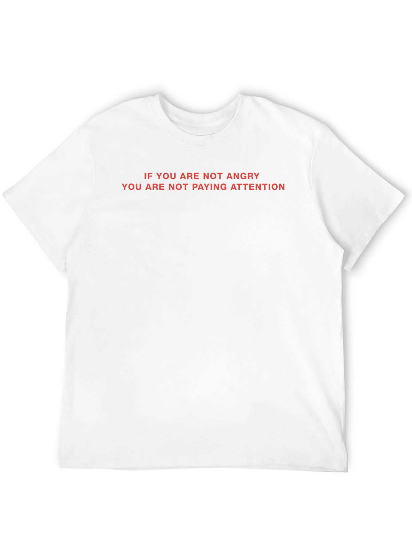 Bold Statement T-Shirt - Anger & Awareness