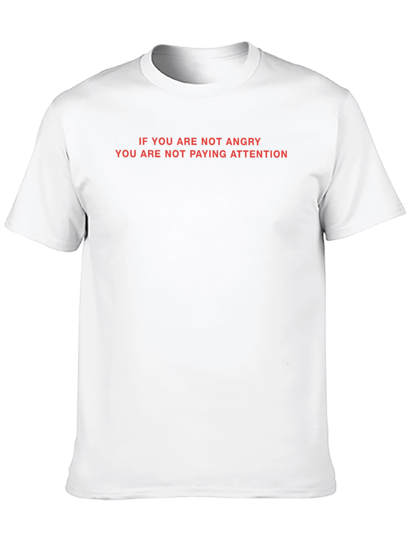 Bold Statement T-Shirt - Anger & Awareness