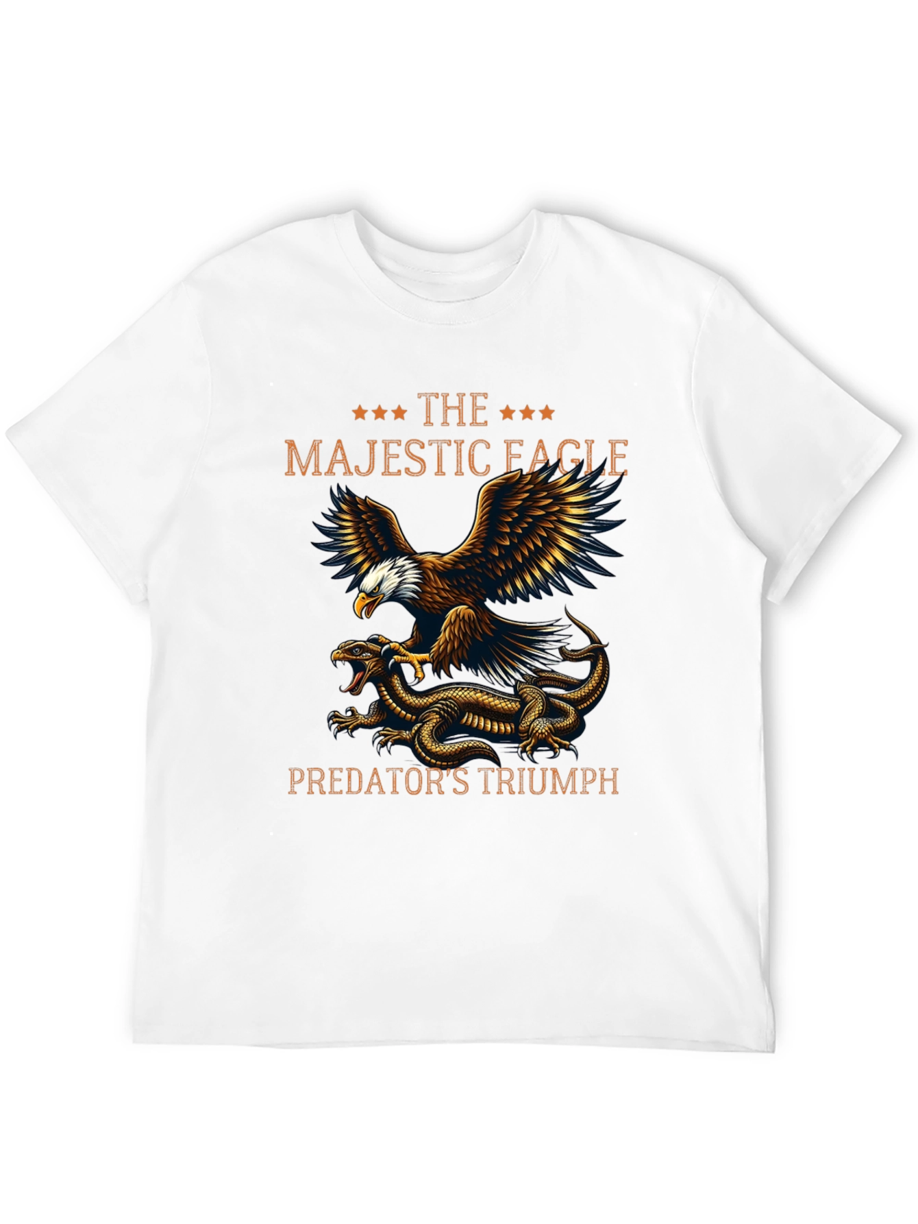Majestic Eagle Predators Triumph Graphic T-Shirt
