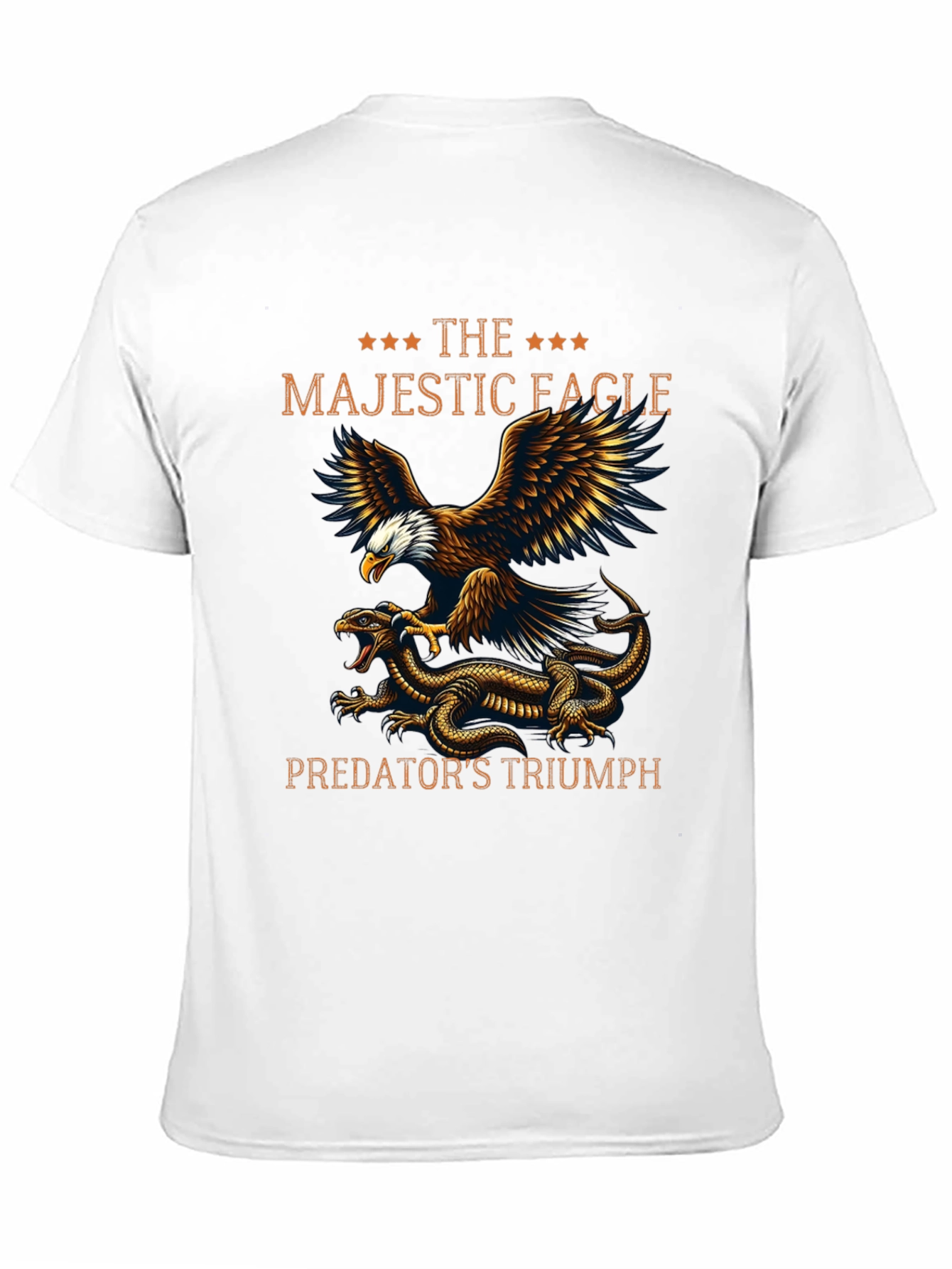 Majestic Eagle Predators Triumph Graphic T-Shirt