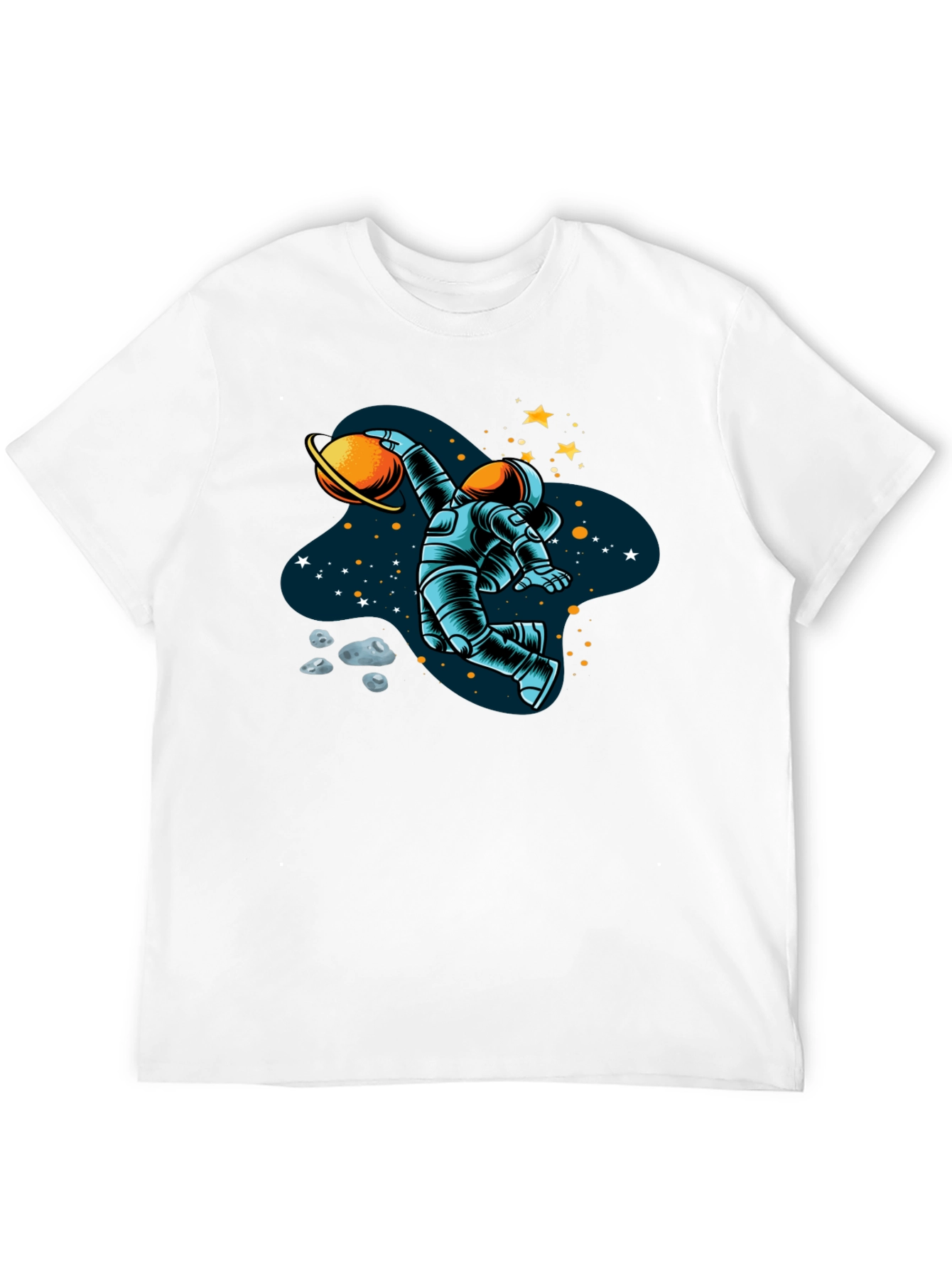 Astronaut Planet Dunk Graphic T-Shirt
