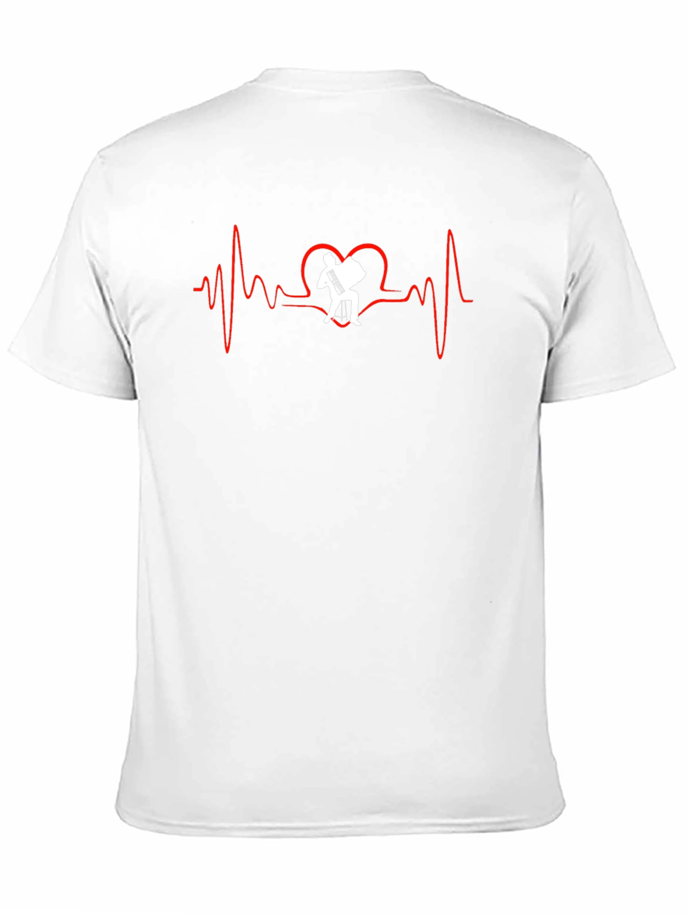 Accordion Heartbeat T-Shirt - Musician Tee