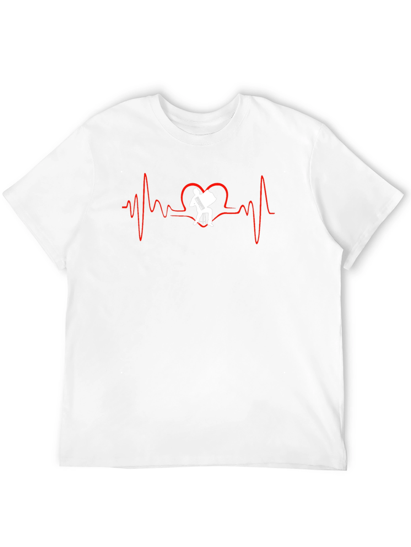 Accordion Heartbeat T-Shirt - Musician Tee